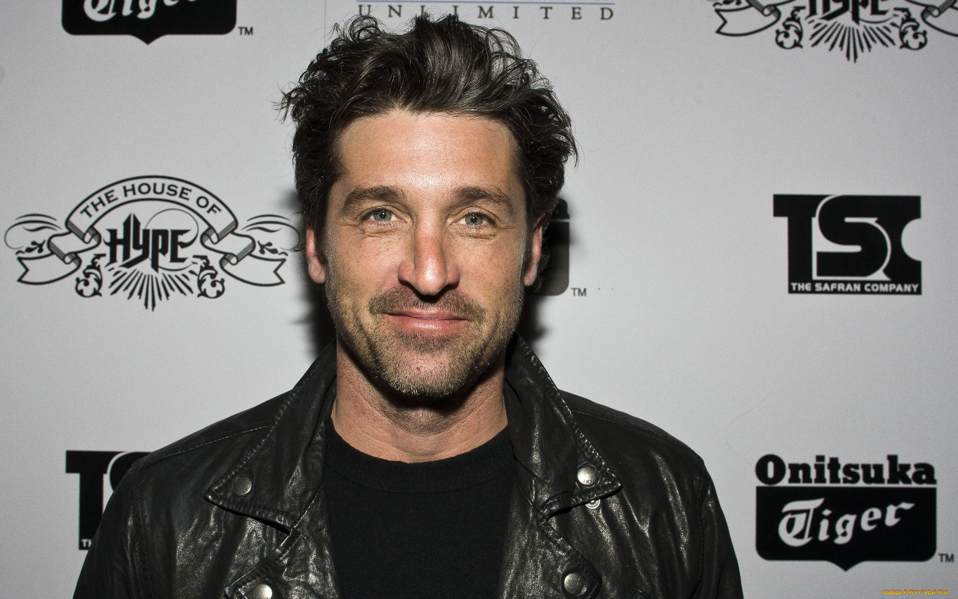 мужчины, patrick, dempsey, улыбка, куртка, щетина, актер, patrick, dempsey