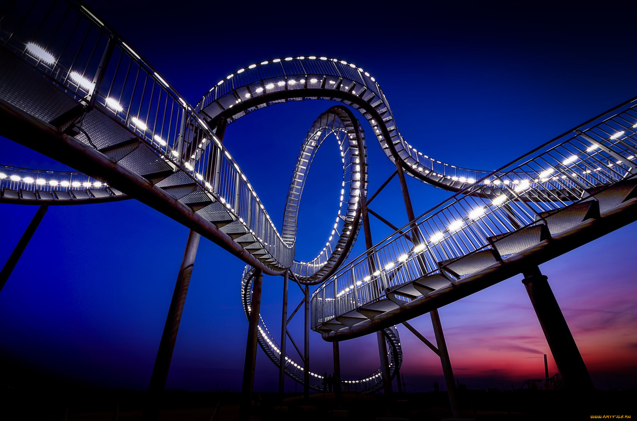 разное, карусели, , качели, , аттракционы, germany, горки, парк, ночь