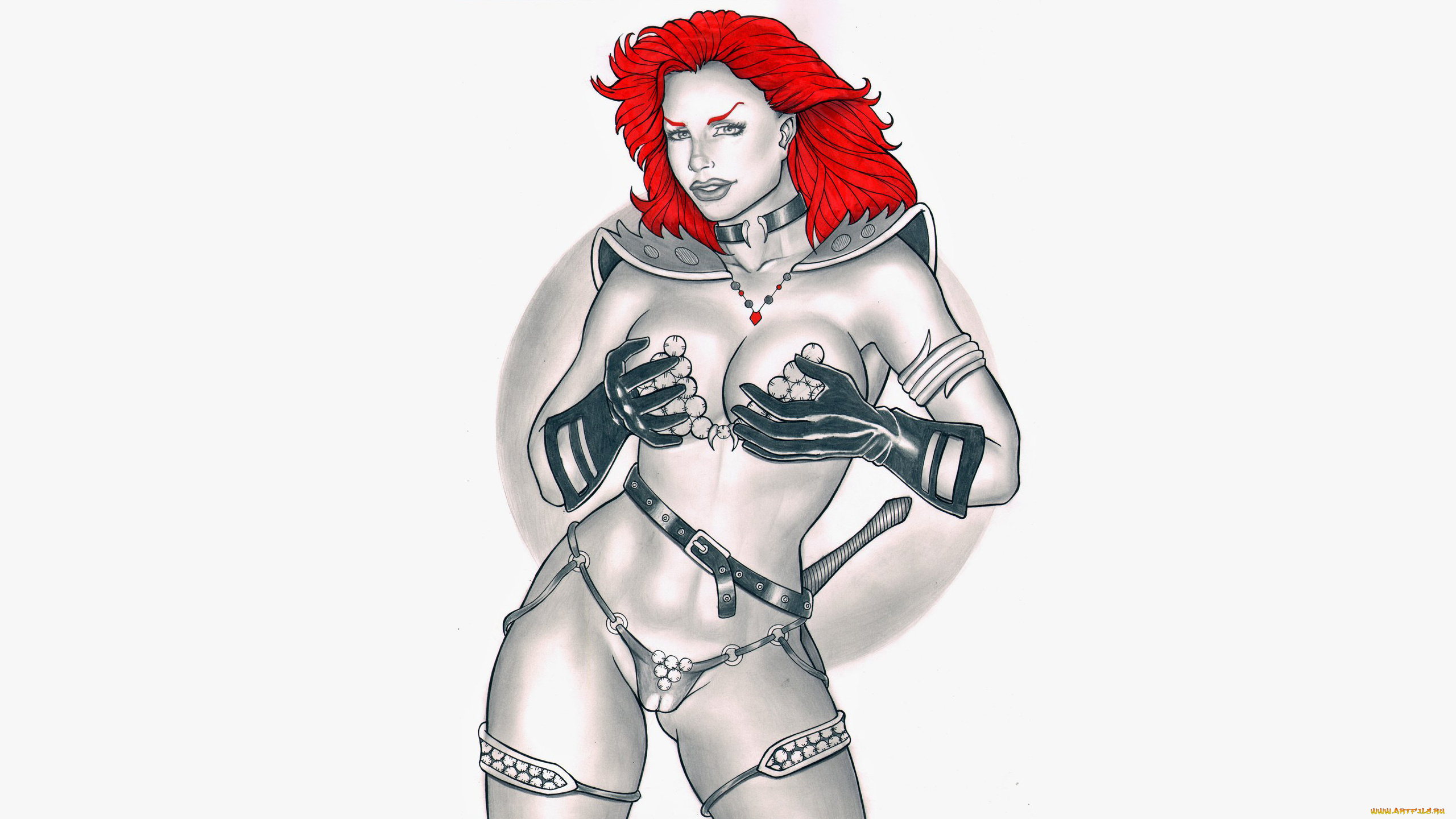 рисованное, комиксы, волосы, взгляд, фон, девушка