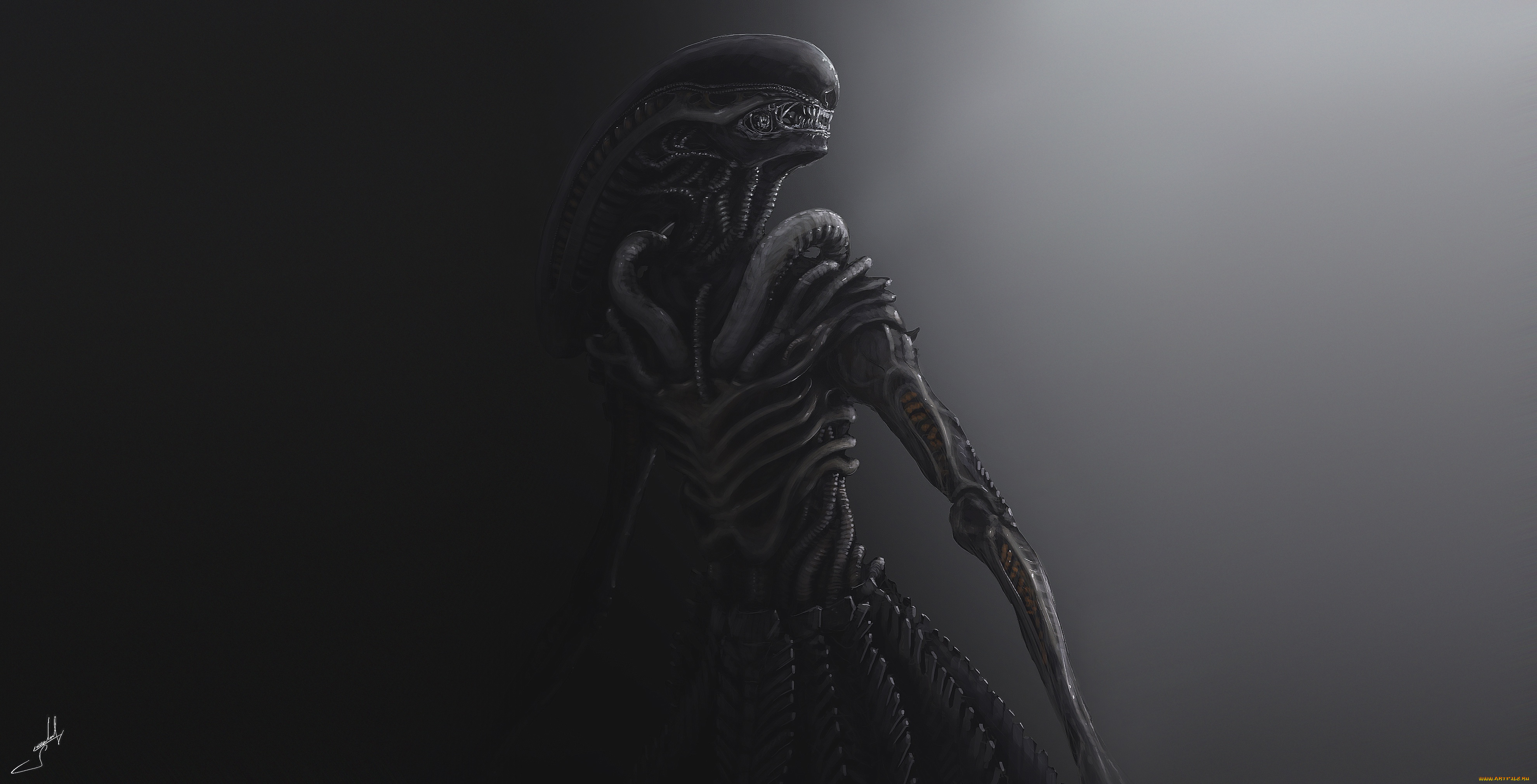 фэнтези, чужой, , alien, by, dmitrii, ustinov