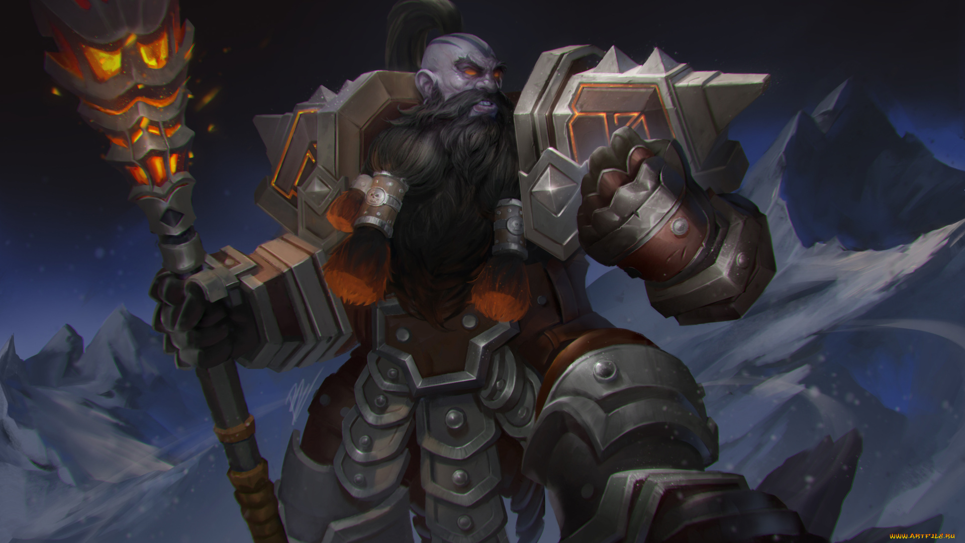 видео, игры, world, of, warcraft, униформа, фон, мужчина