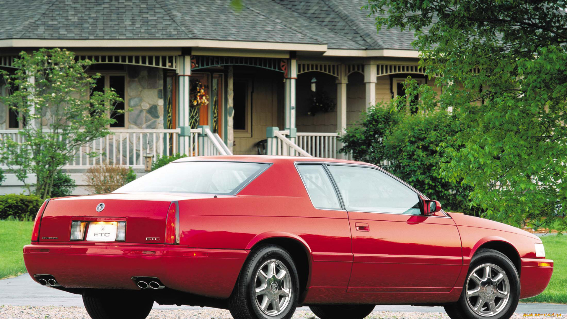 автомобили, cadillac, кадиллак, красный, дом