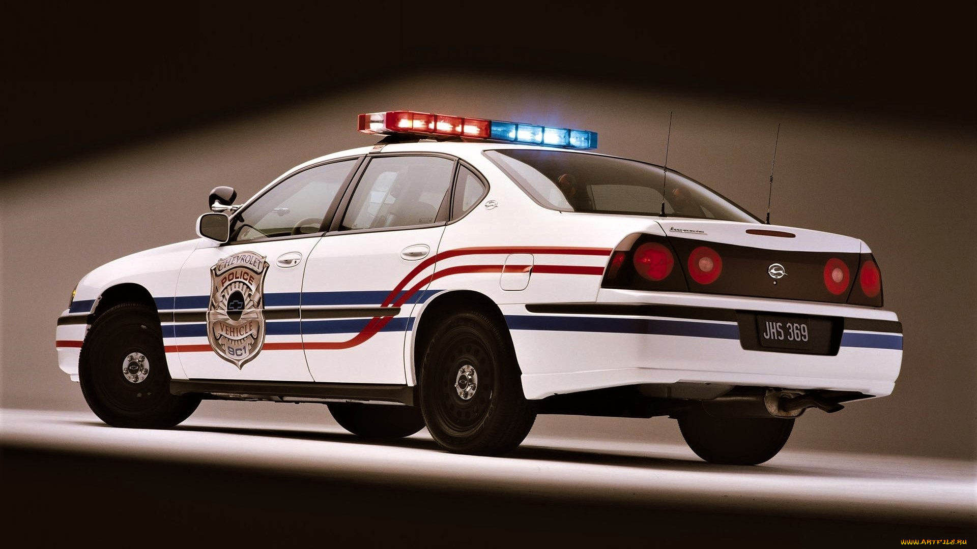 автомобили, chevrolet, impala, белый, полиция