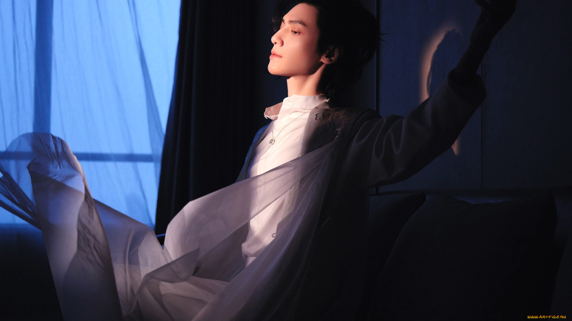 мужчины, luo, yunxi, актер, наряд