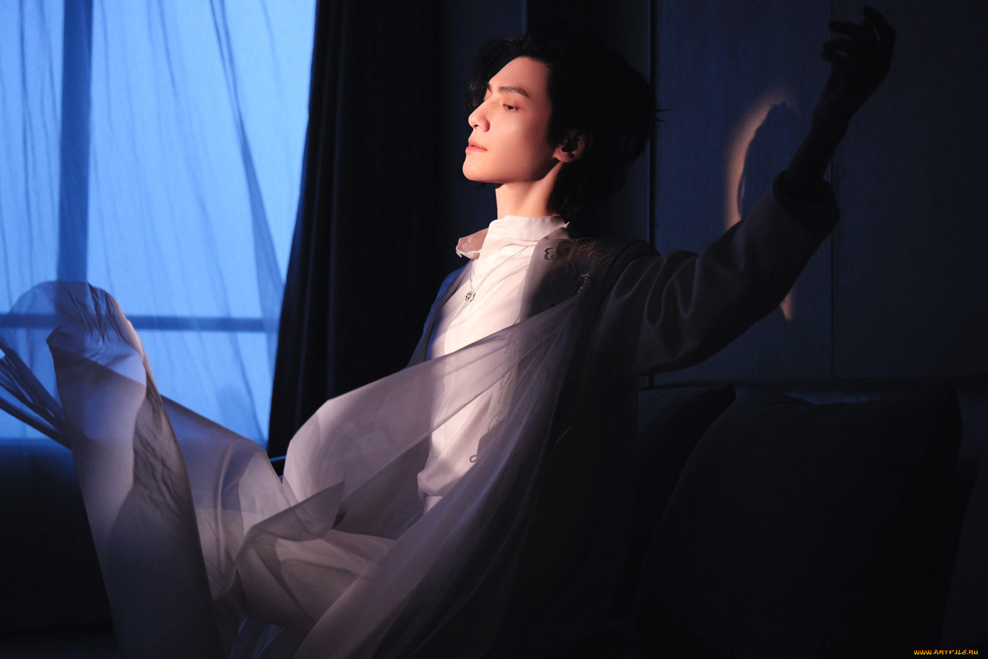 мужчины, luo, yunxi, актер, наряд