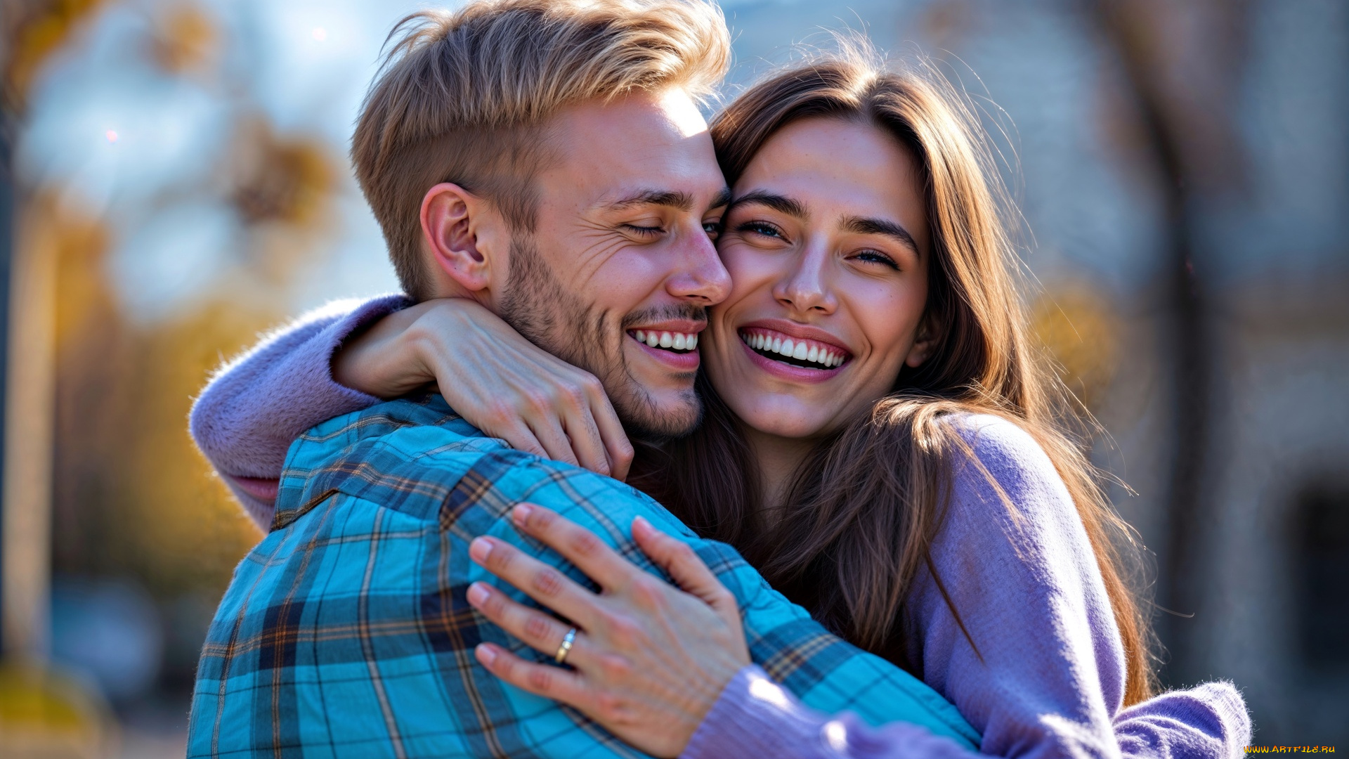 3д, графика, люди, , people, мужчина, женщина, влюбленные, улыбки