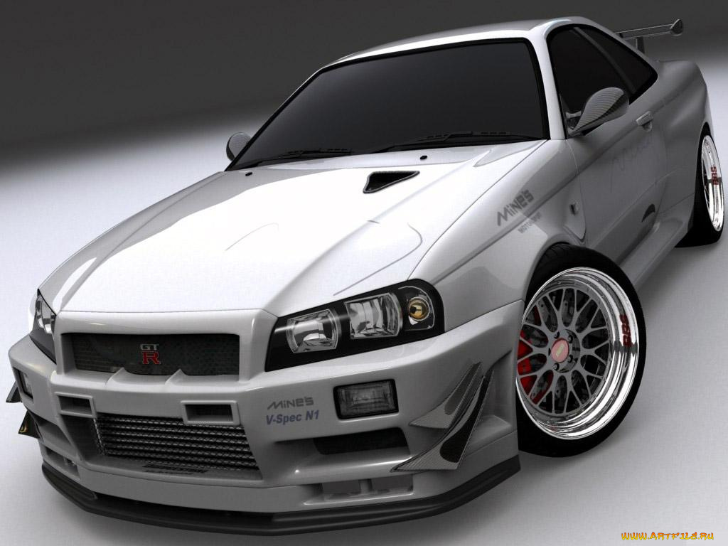 nissan, sky, line, gt, автомобили, 3д