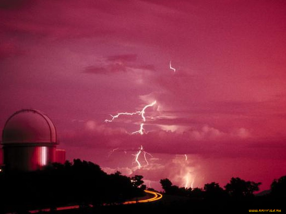 телескоп, молния, космос, разное, другое