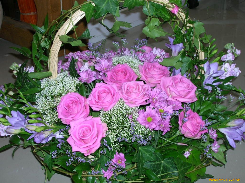 цветы, букеты, композиции