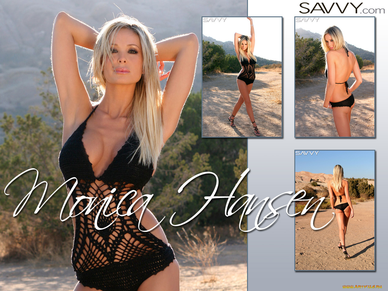 Monica, Hansen, девушки