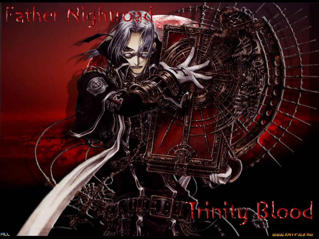 father, nightroad, аниме, trinity, blood