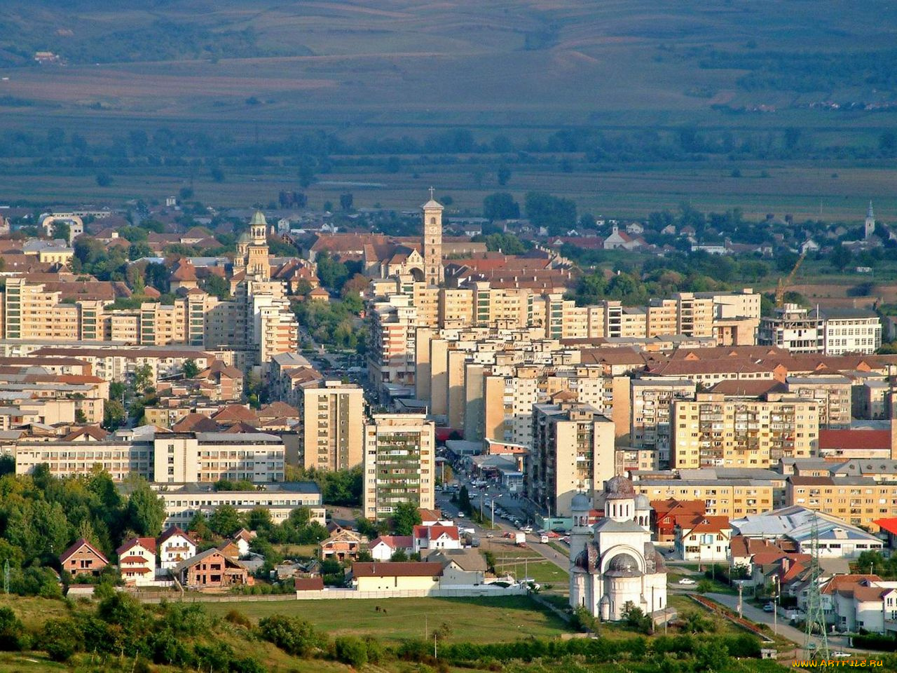alba, iulia, romania, города, панорамы