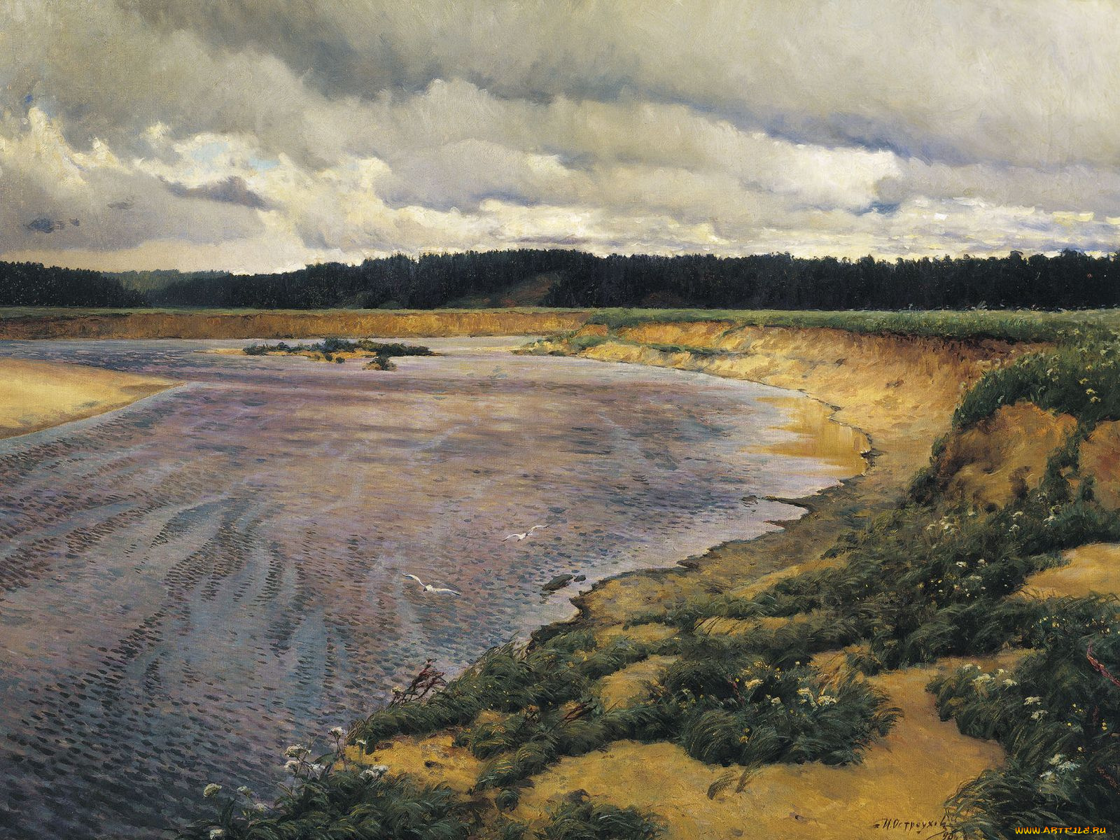 илья, остроухов, рисованные