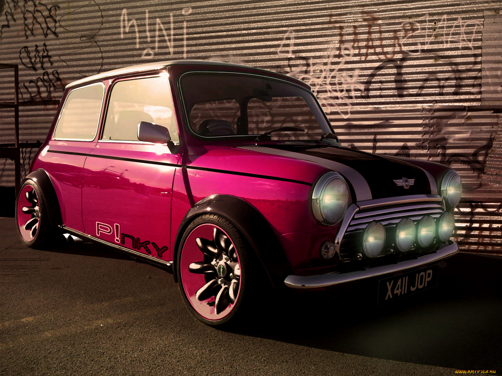 автомобили, 3д, mini