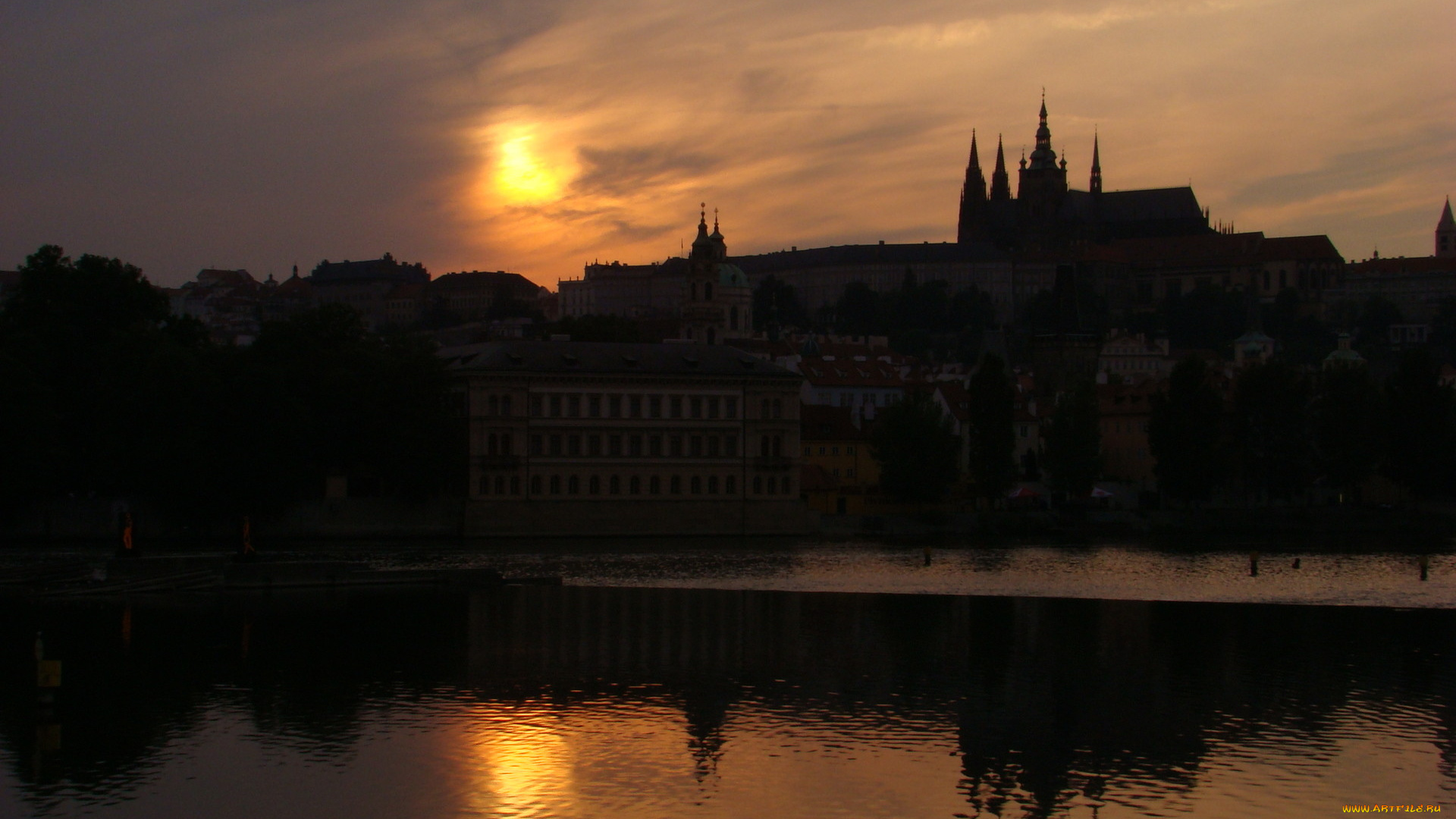 города, прага, Чехия, пражский, град