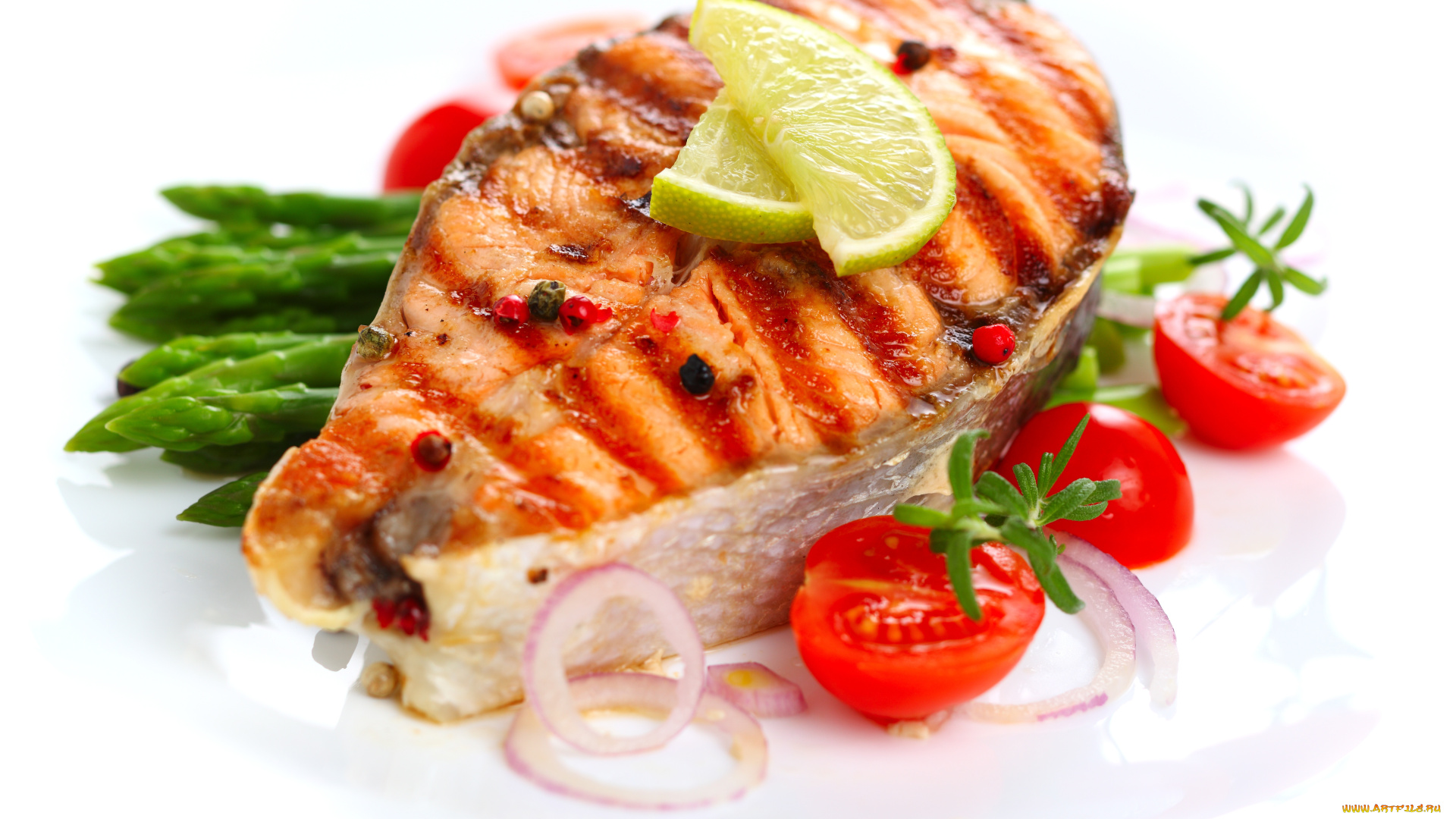 еда, рыбные, блюда, морепродуктами, специи, приправы, томаты, помидоры