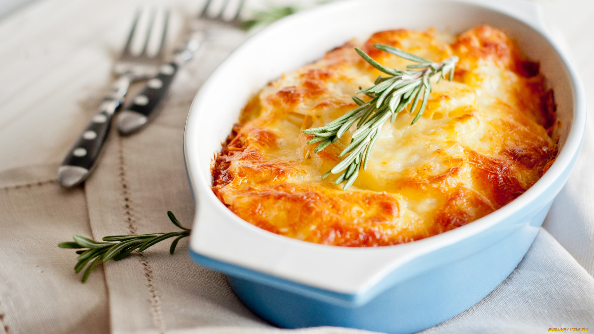 еда, вторые, блюда, запеканка, розмарин