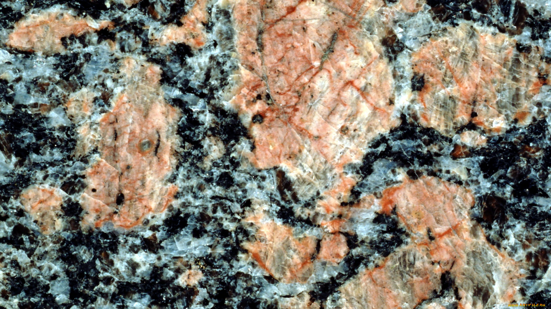 разное, текстуры, текстура, камень, гранит, темный, пятна