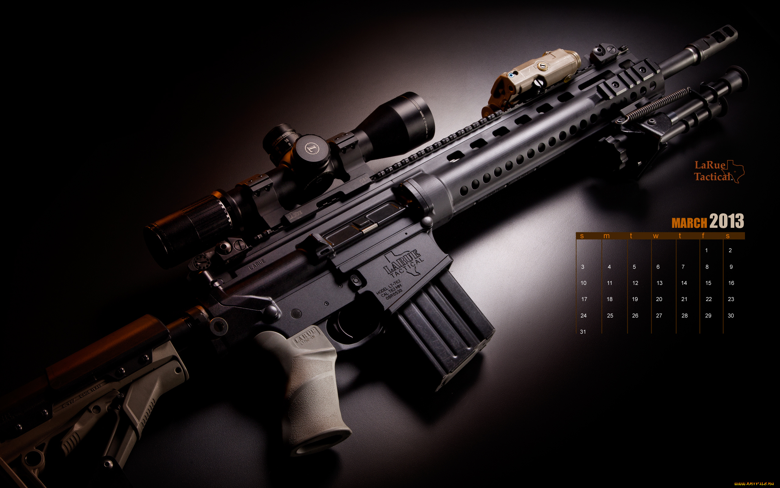 календари, оружие, автомат