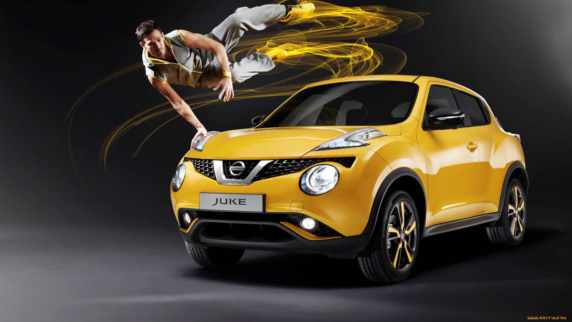 2014, nissan, juke, автомобили, nissan, datsun, желтый, juke