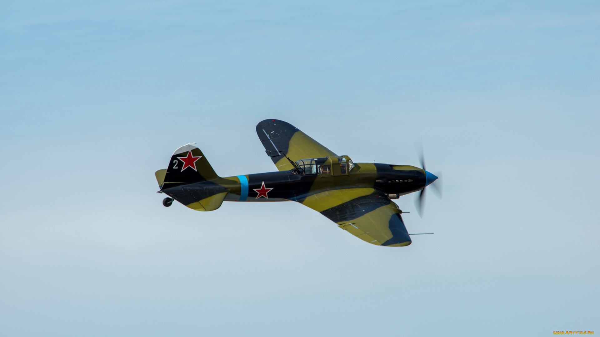 авиация, лёгкие, и, одномоторные, самолёты, полёт, ил-2м