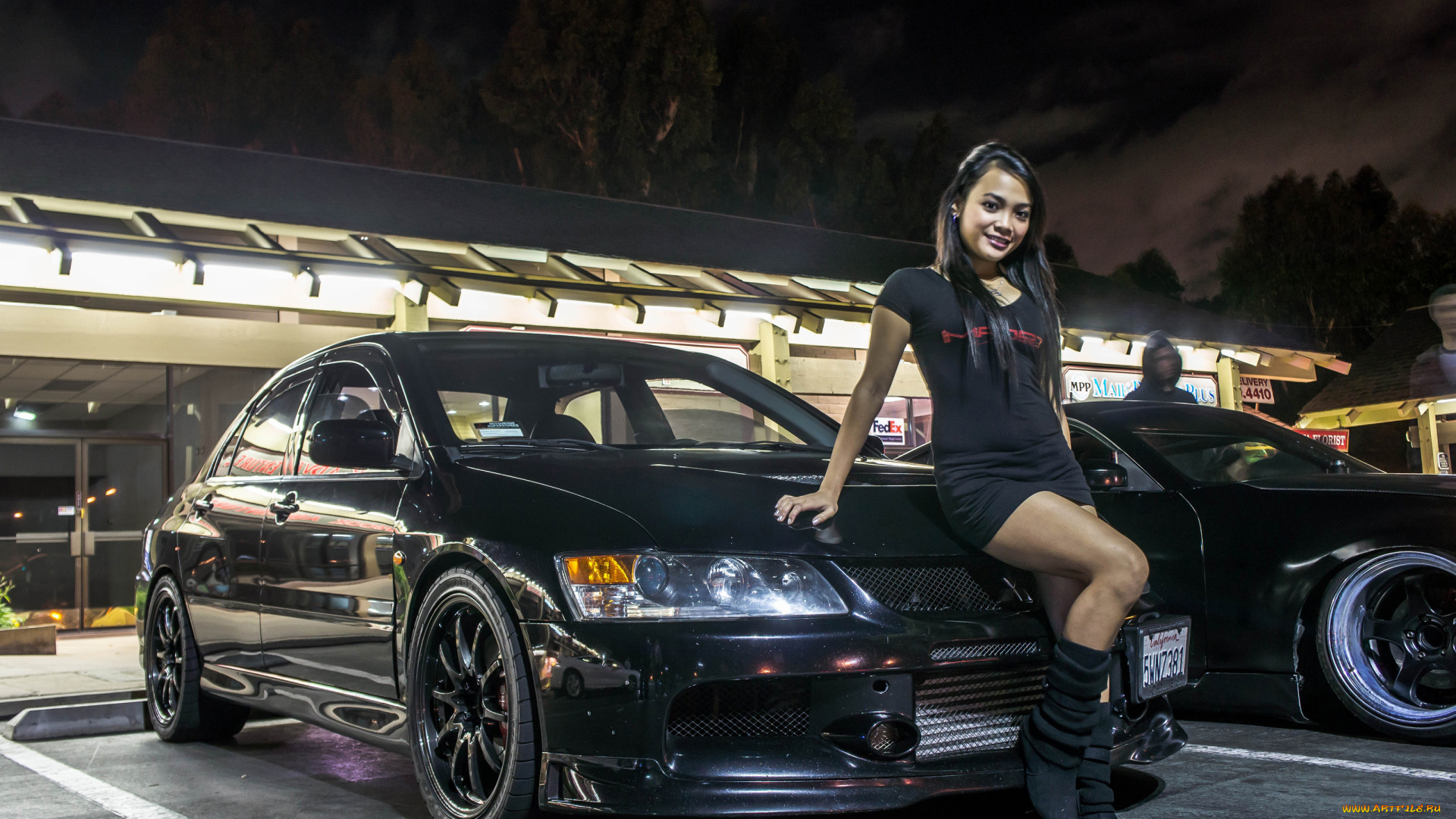 автомобили, авто, с, девушками, lancer, sexy