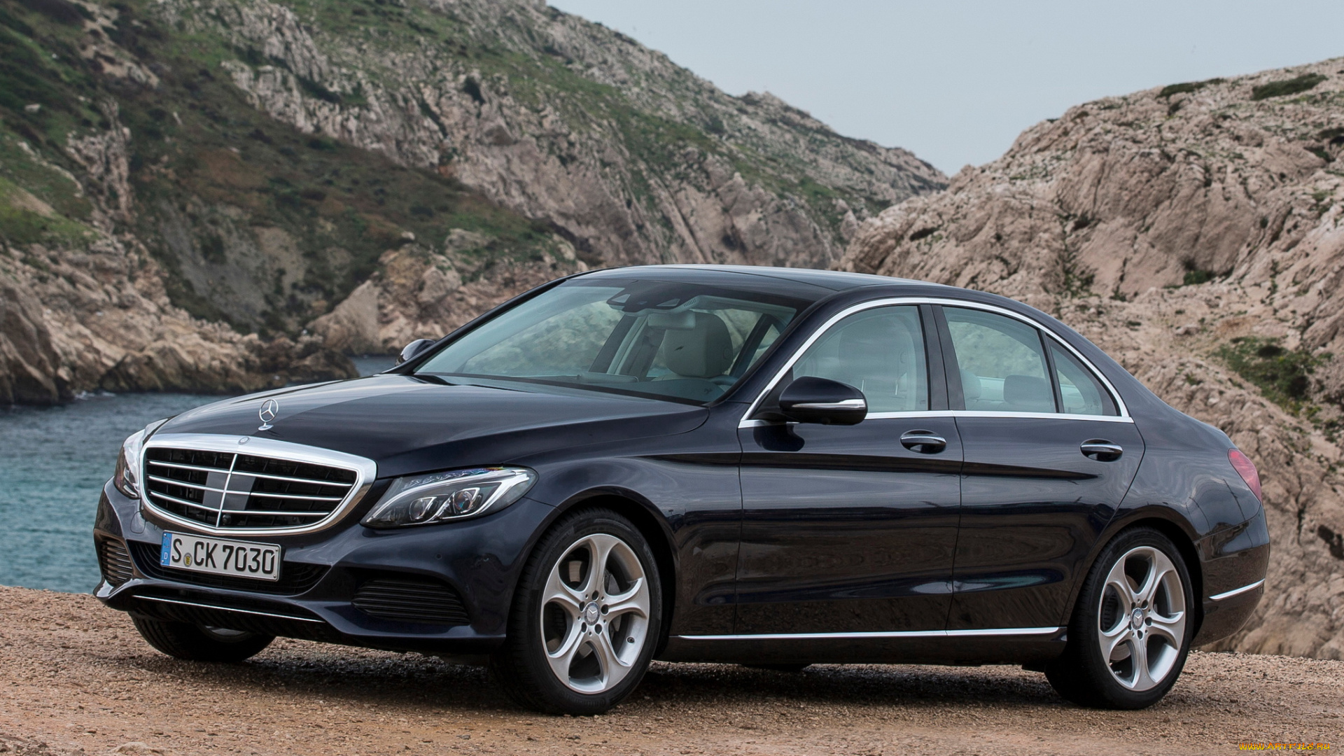 автомобили, mercedes-benz, c, 250, bluetec, exclusive, line, w205, 2014, темный