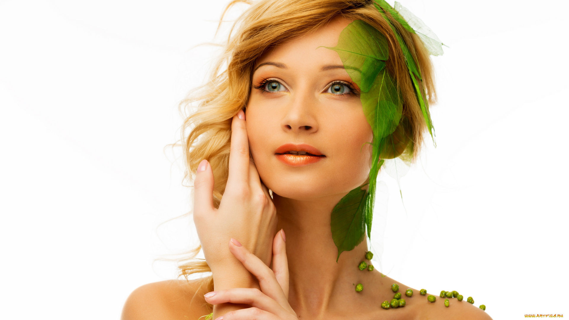 девушки, -unsort, , креатив, стиль, девушка, трава, fashion