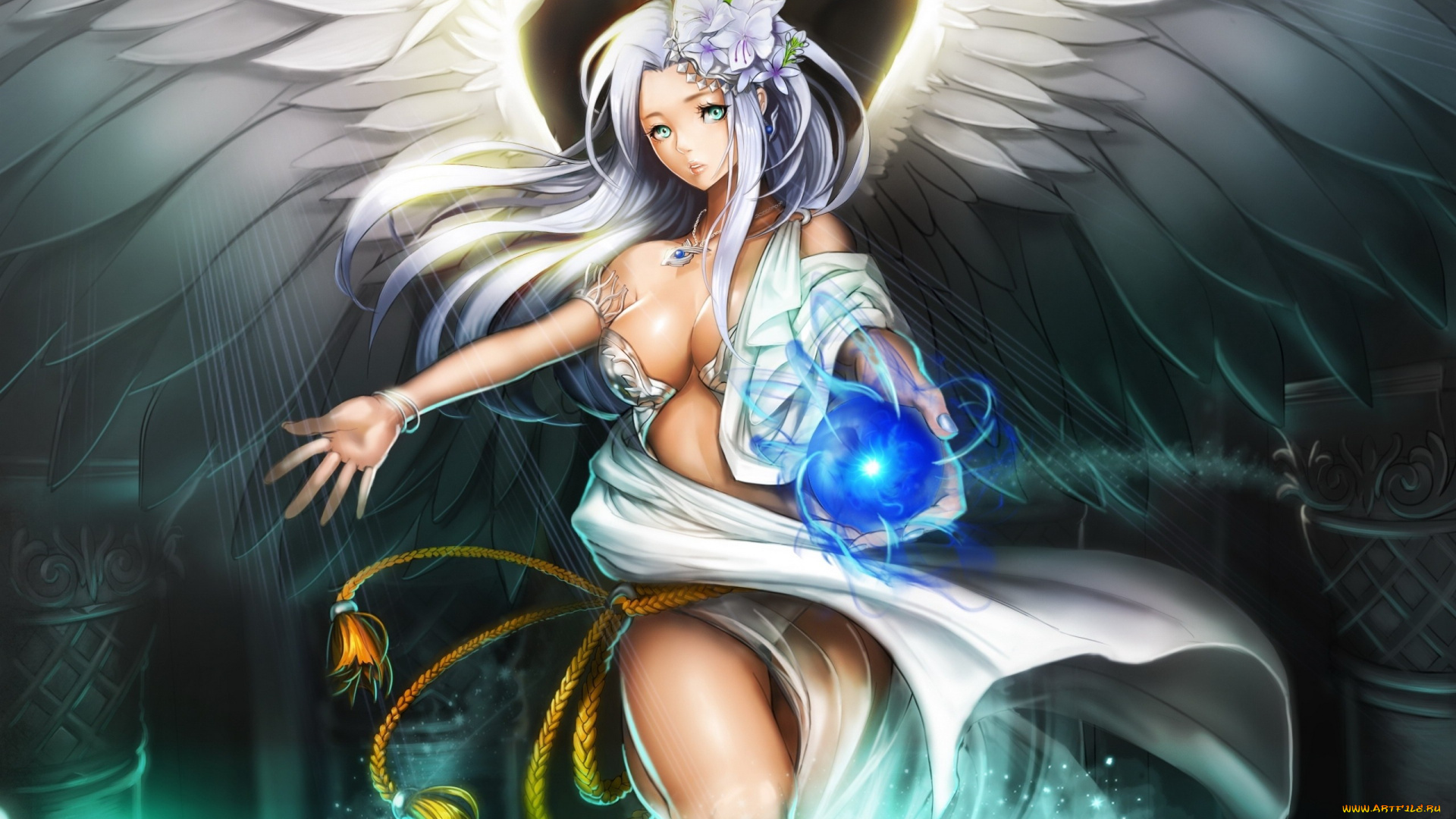 фэнтези, ангелы, крылья