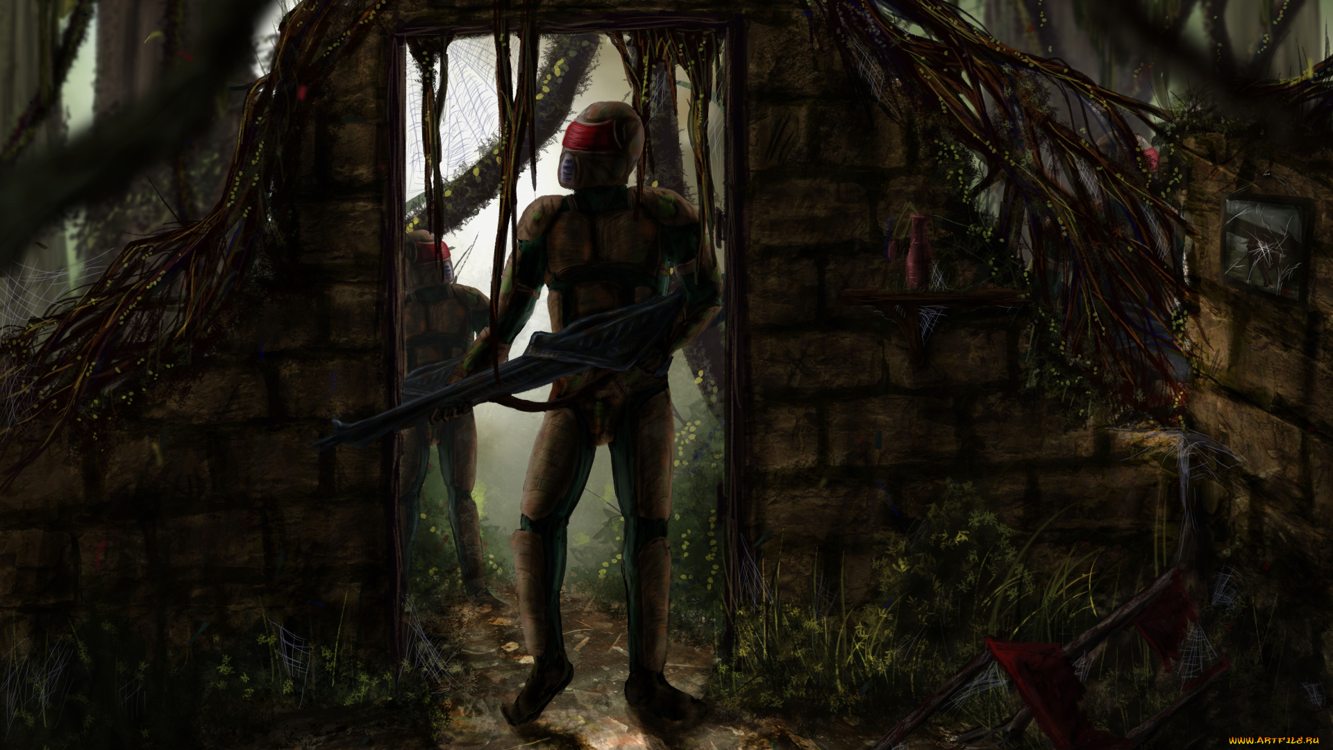 солдаты, фэнтези, люди, оружие