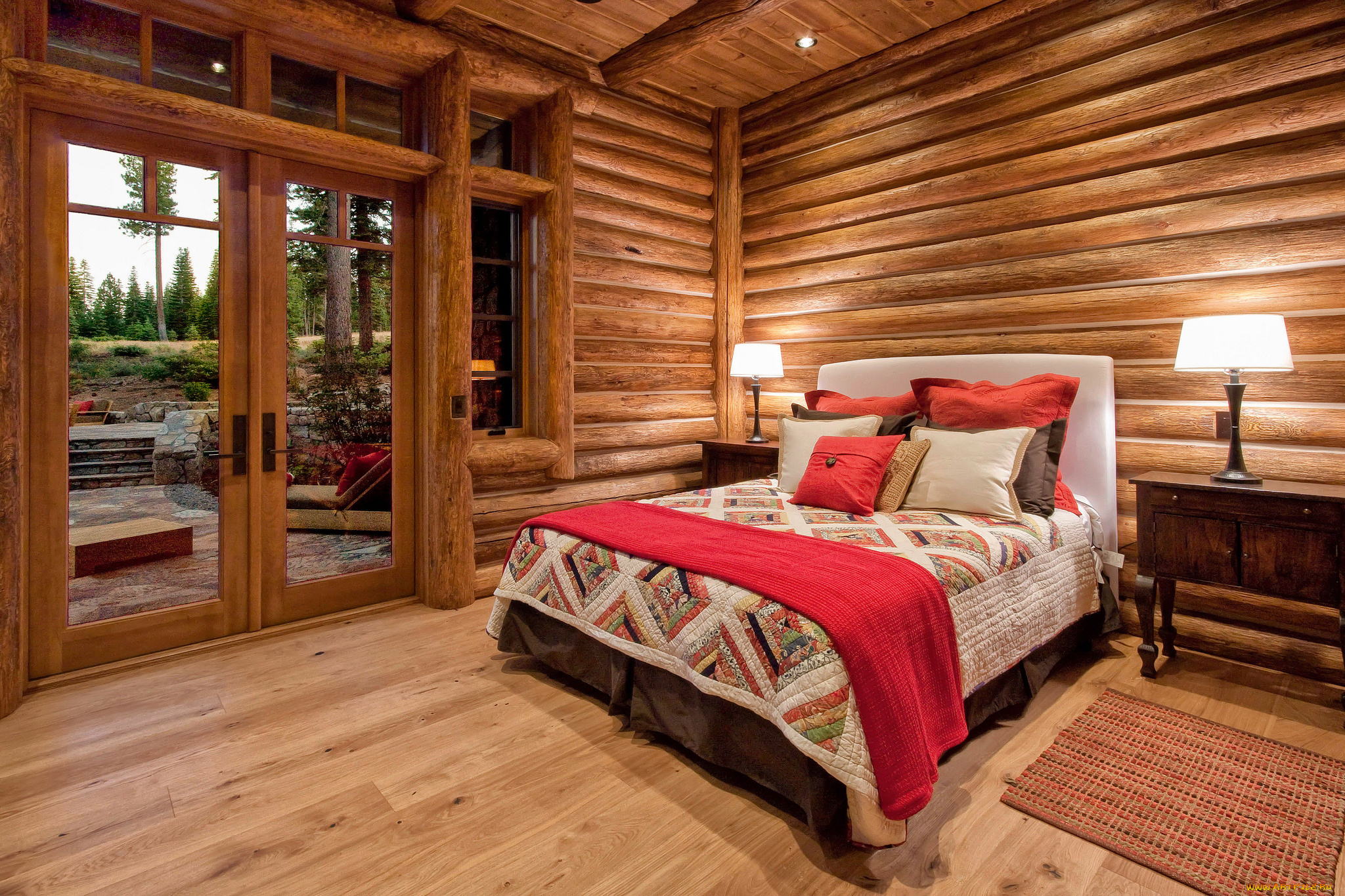 интерьер, спальня, кровать