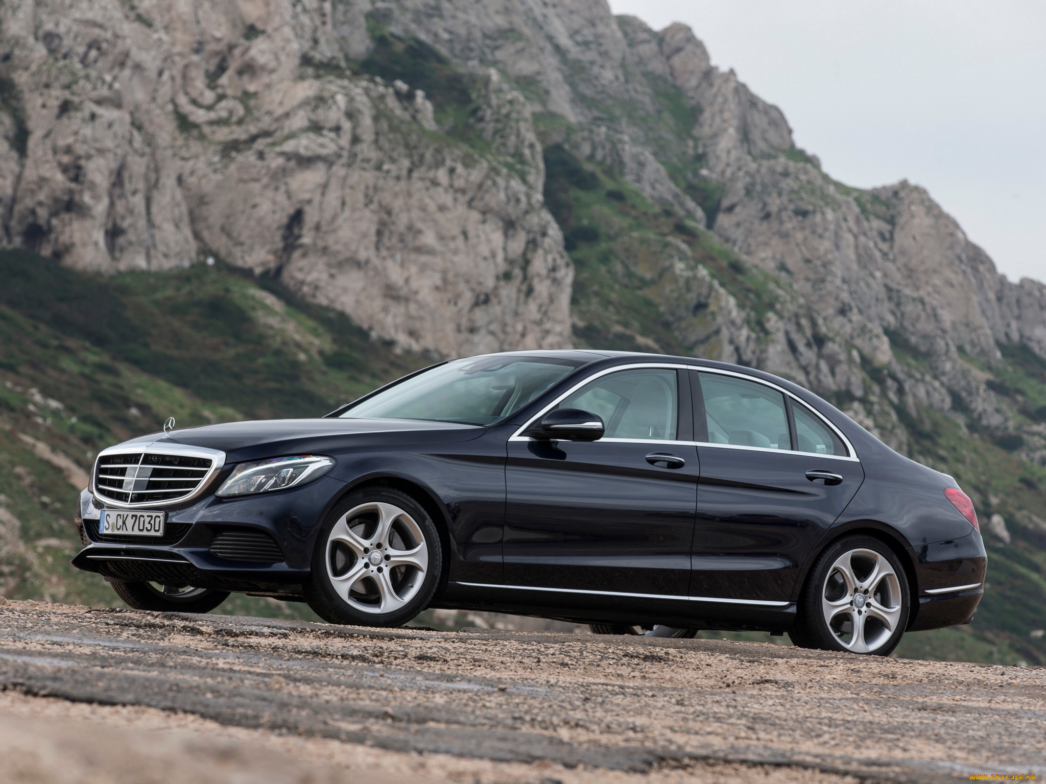 автомобили, mercedes-benz, c, 250, bluetec, exclusive, line, w205, 2014, темный