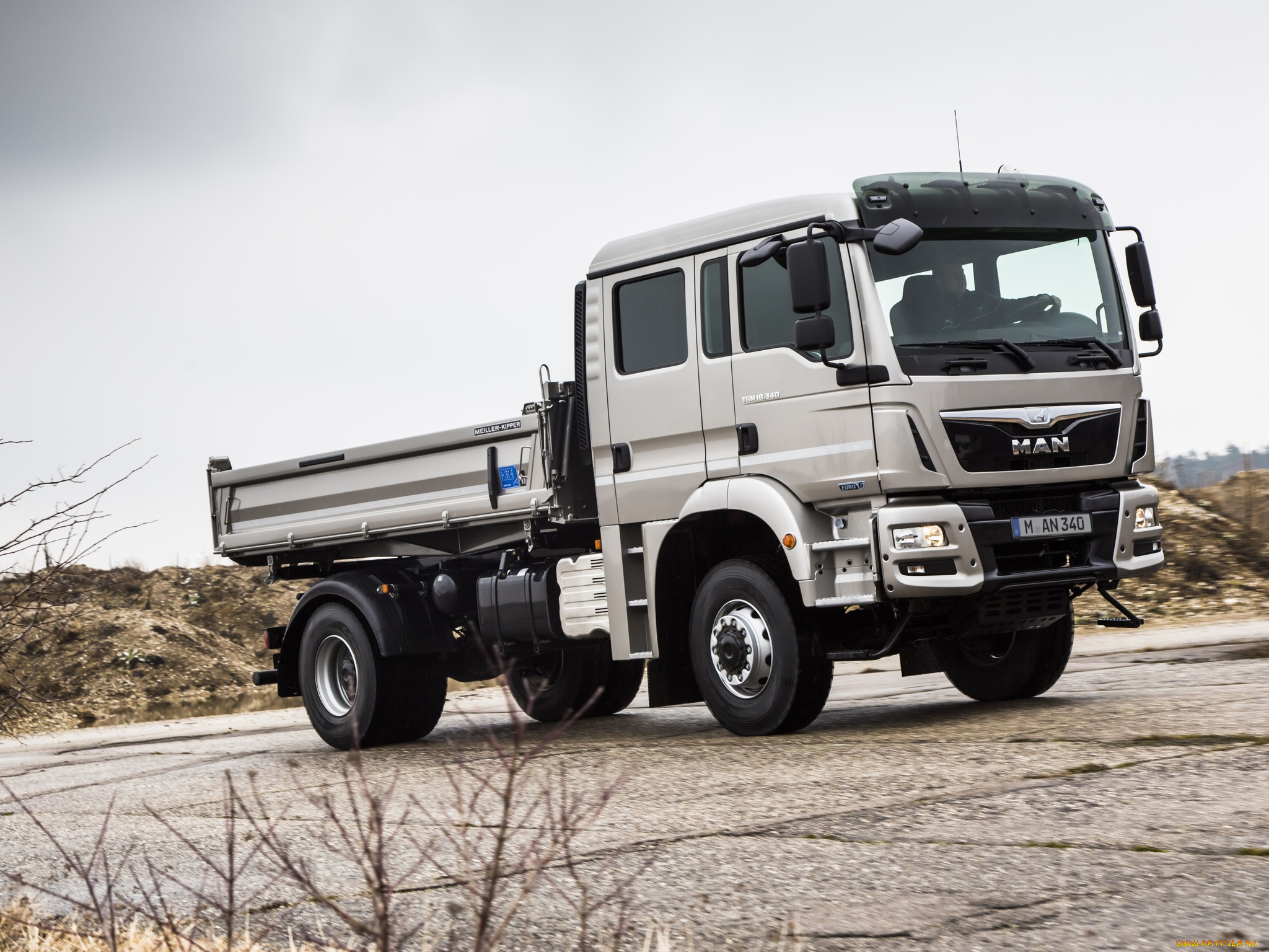 man, tgm, 18, 340, fak, meiller-kipper, автомобили, man, meiller