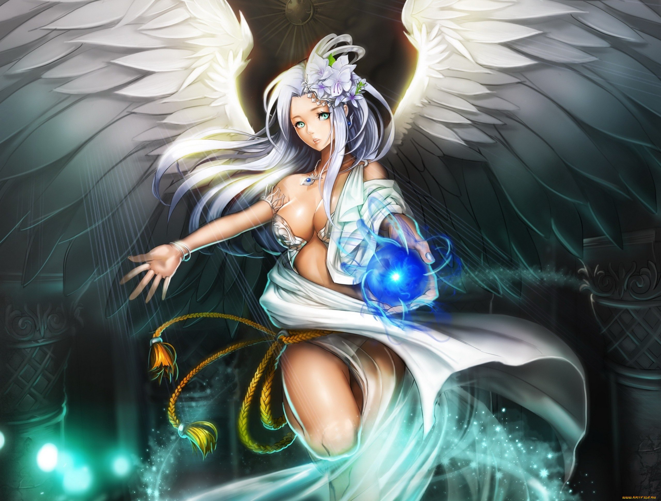 фэнтези, ангелы, крылья