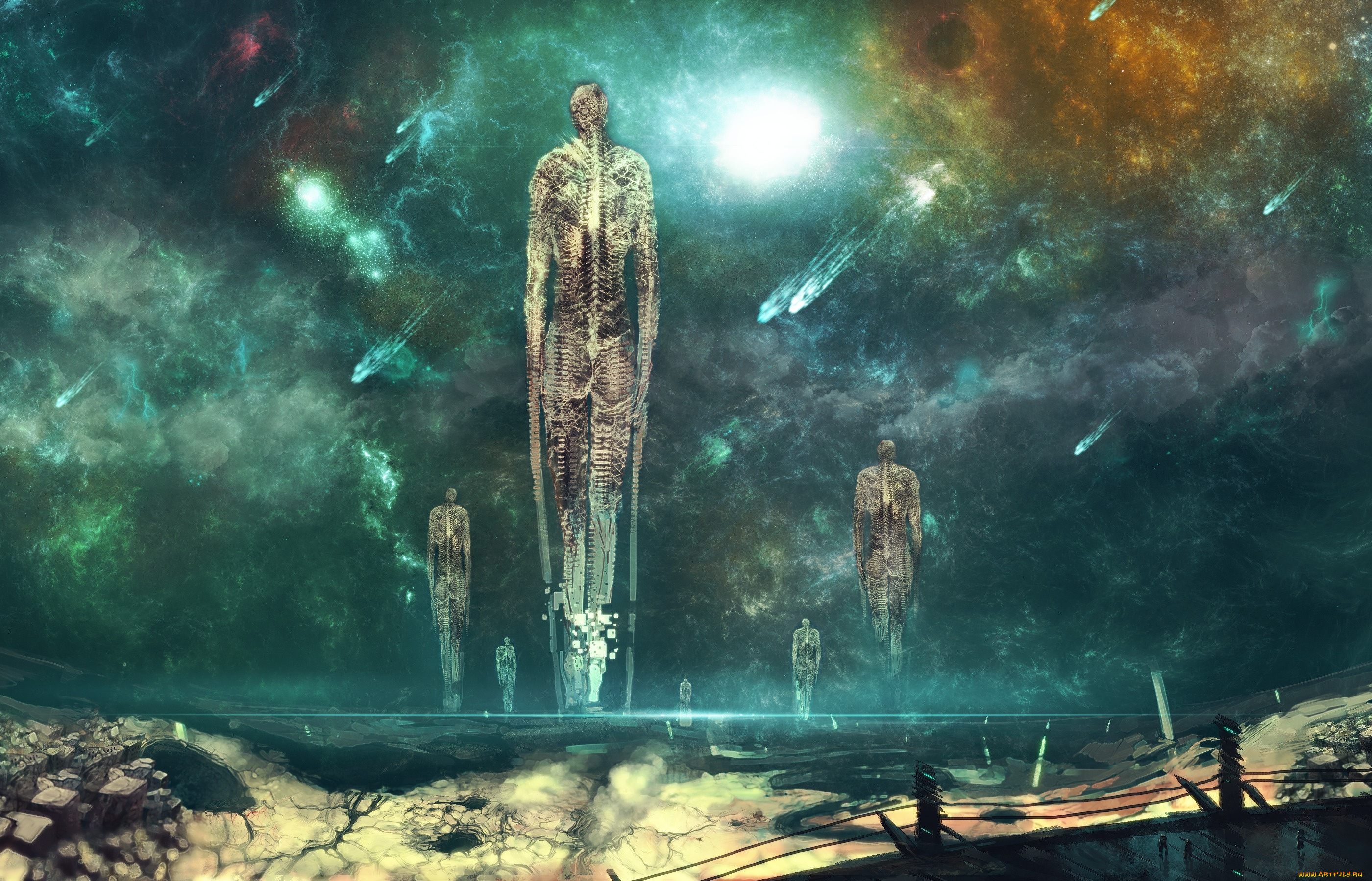 фэнтези, иные, миры, , иные, времена, планета, чужая, сооружения, мир, иной