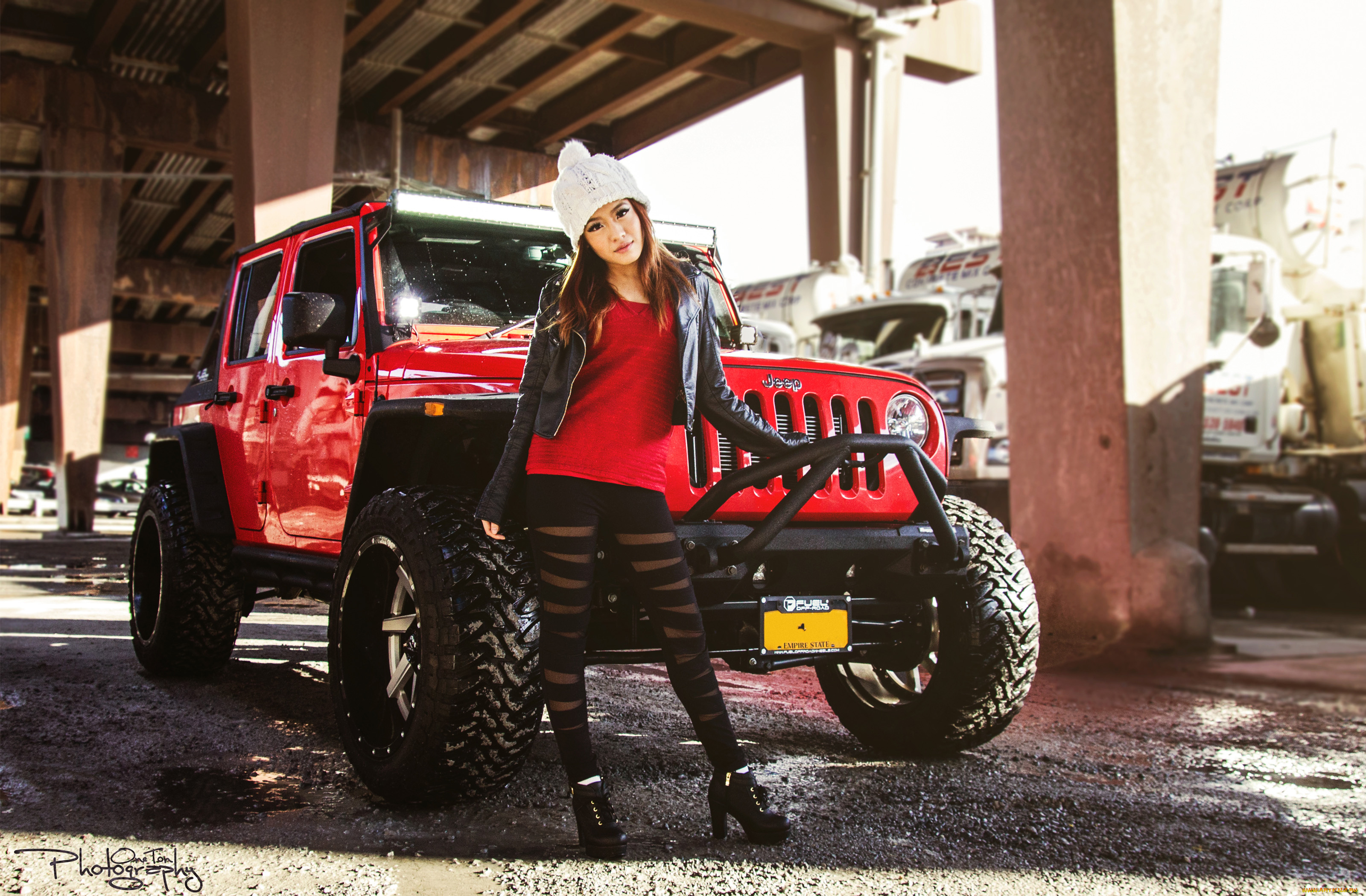 автомобили, авто, с, девушками, jeep