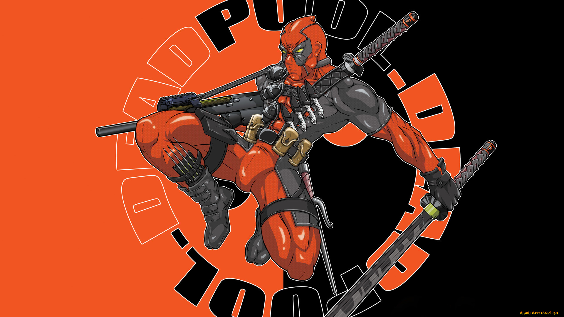 рисованное, комиксы, deadpool