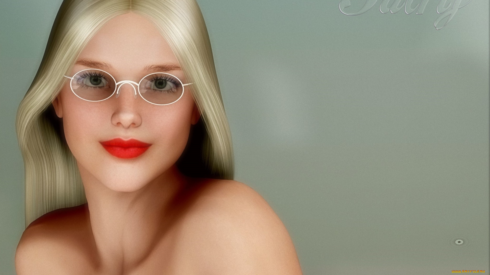 3д, графика, портрет, , portraits, фон, взгляд, девушка