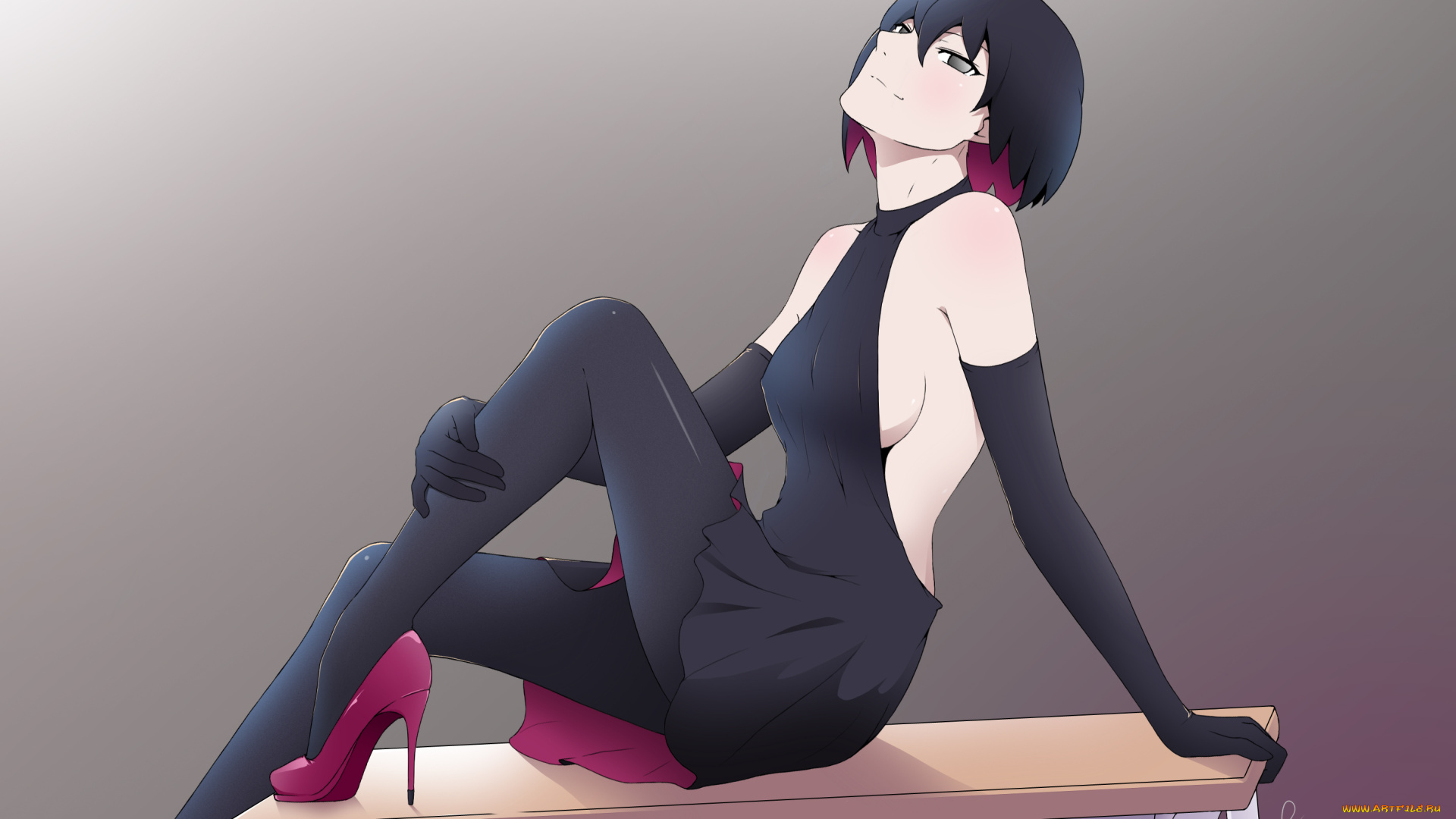 аниме, bakemonogatari, owarimonogatari, oshino, ougi, j, adsen