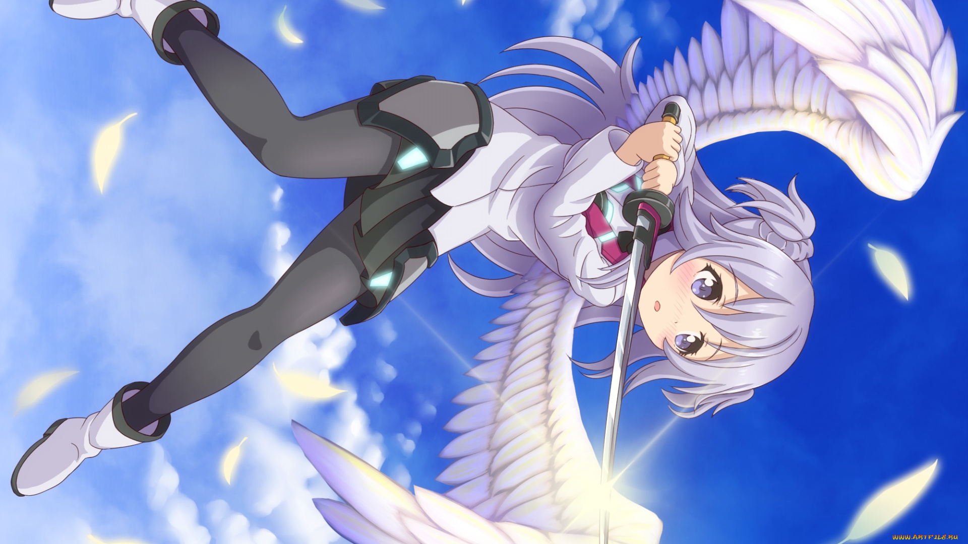 аниме, gakusen, toshi, asterisk, ангел