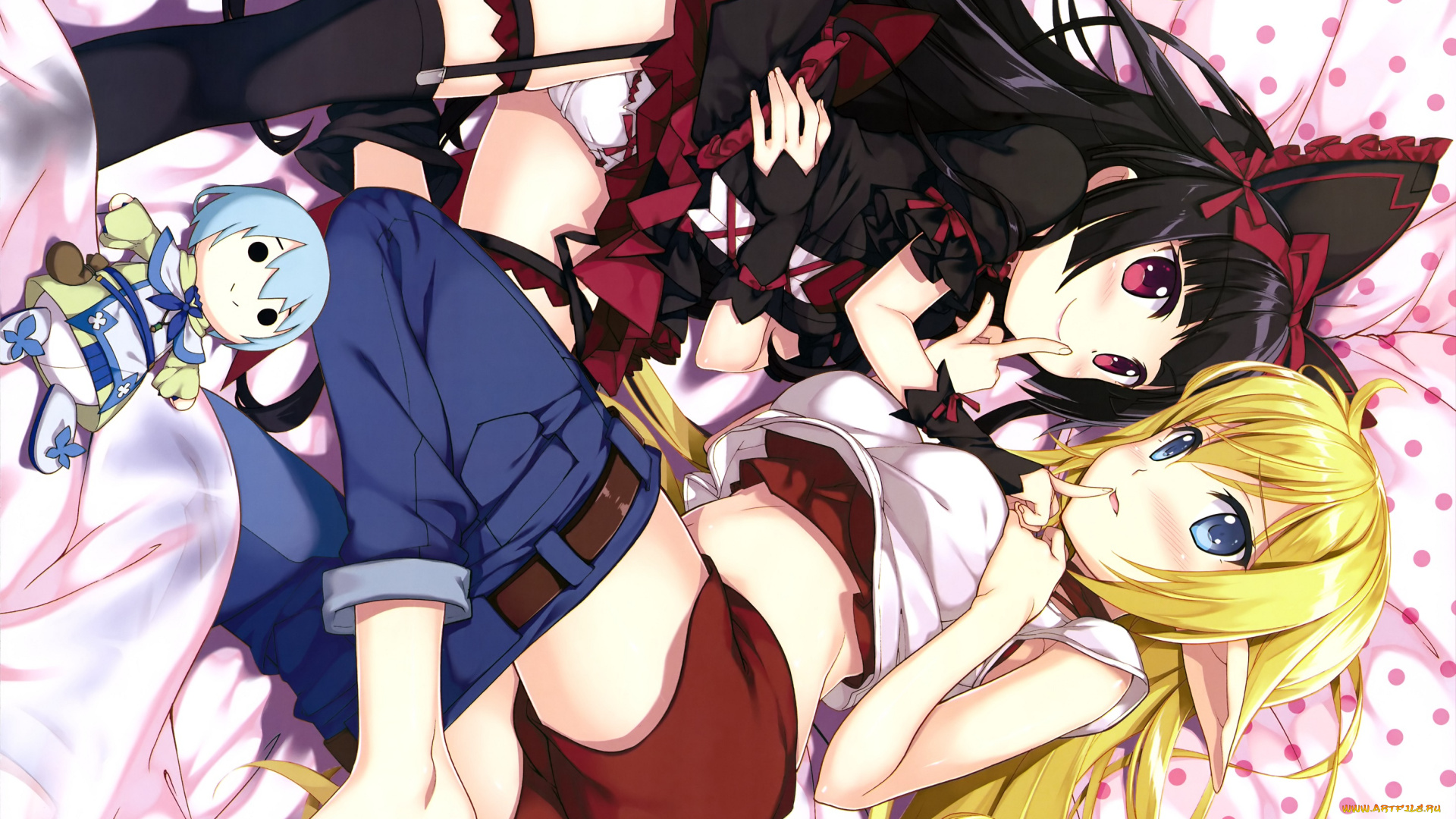 аниме, gate, эльф, девушки, лоли