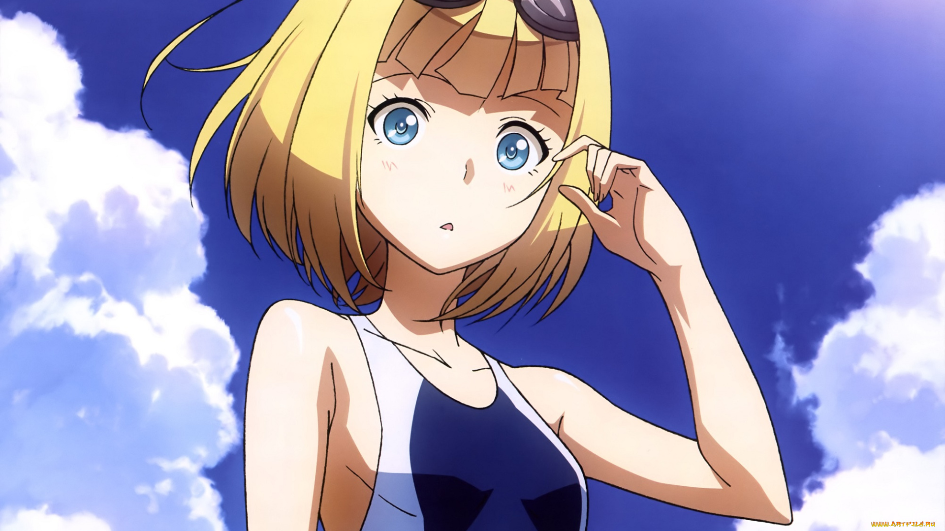 аниме, heavy, object, девушка