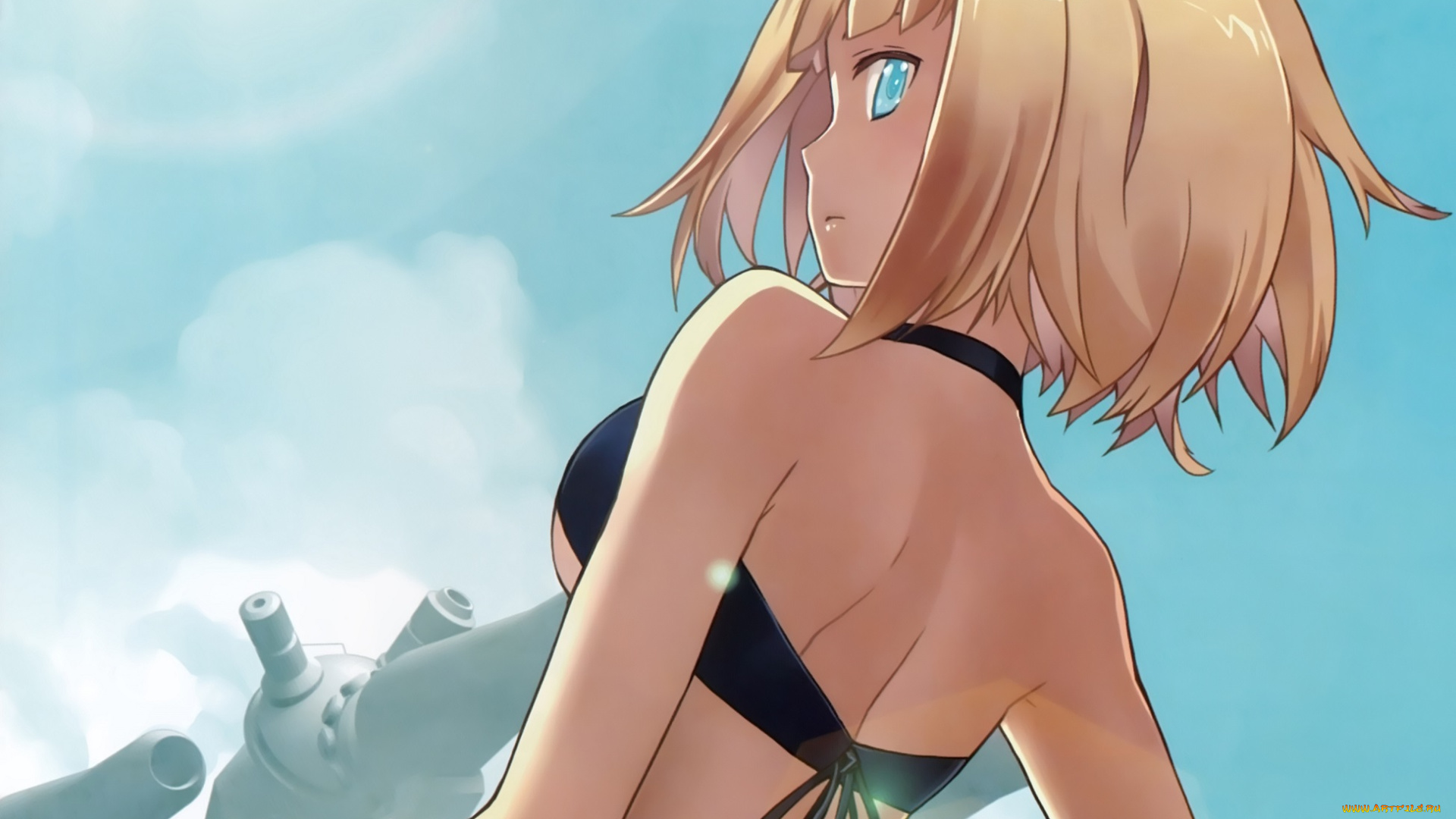 аниме, heavy, object, девушка