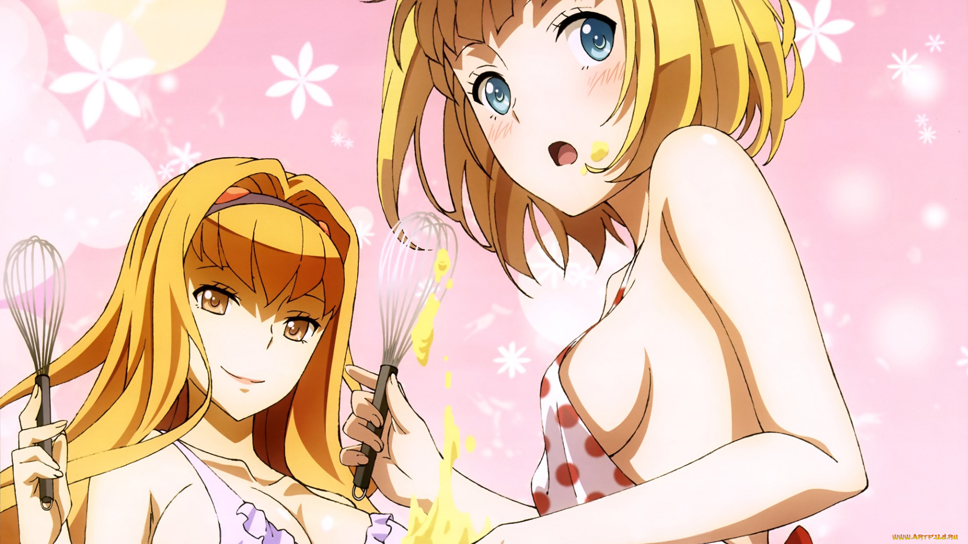 аниме, heavy, object, девушки