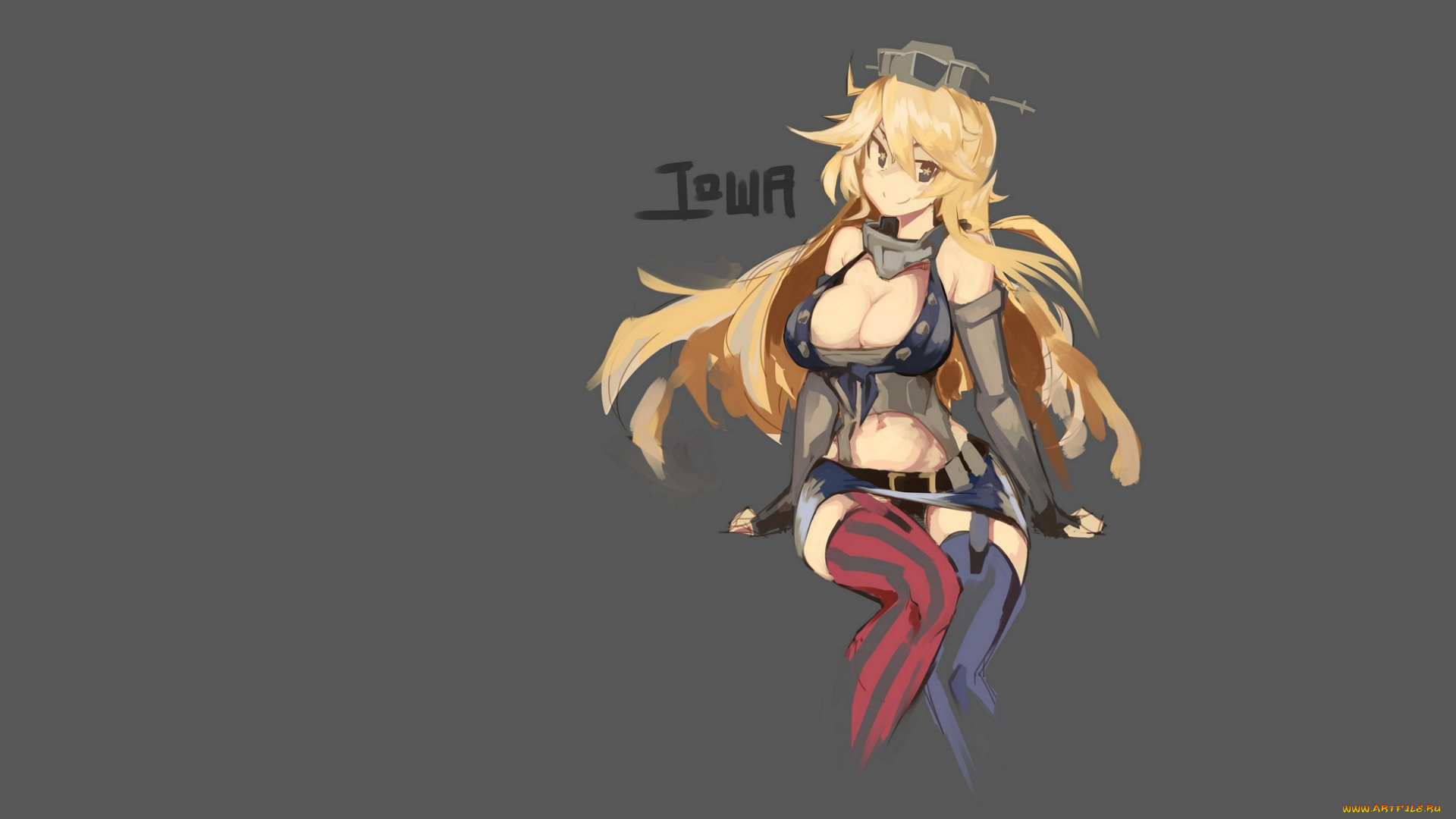 аниме, kantai, collection, девушка