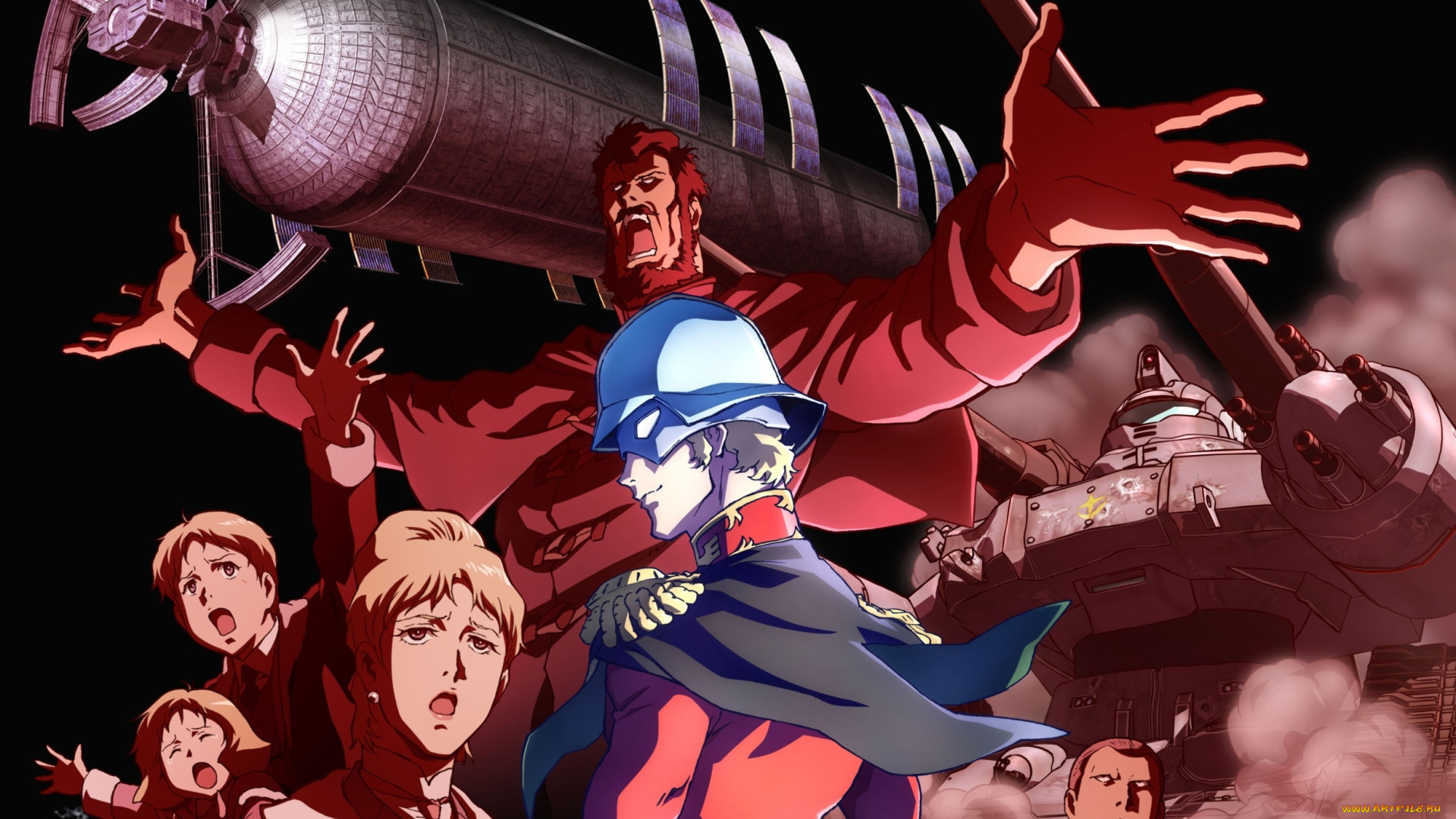 аниме, mobile, suit, gundam, люди, робот