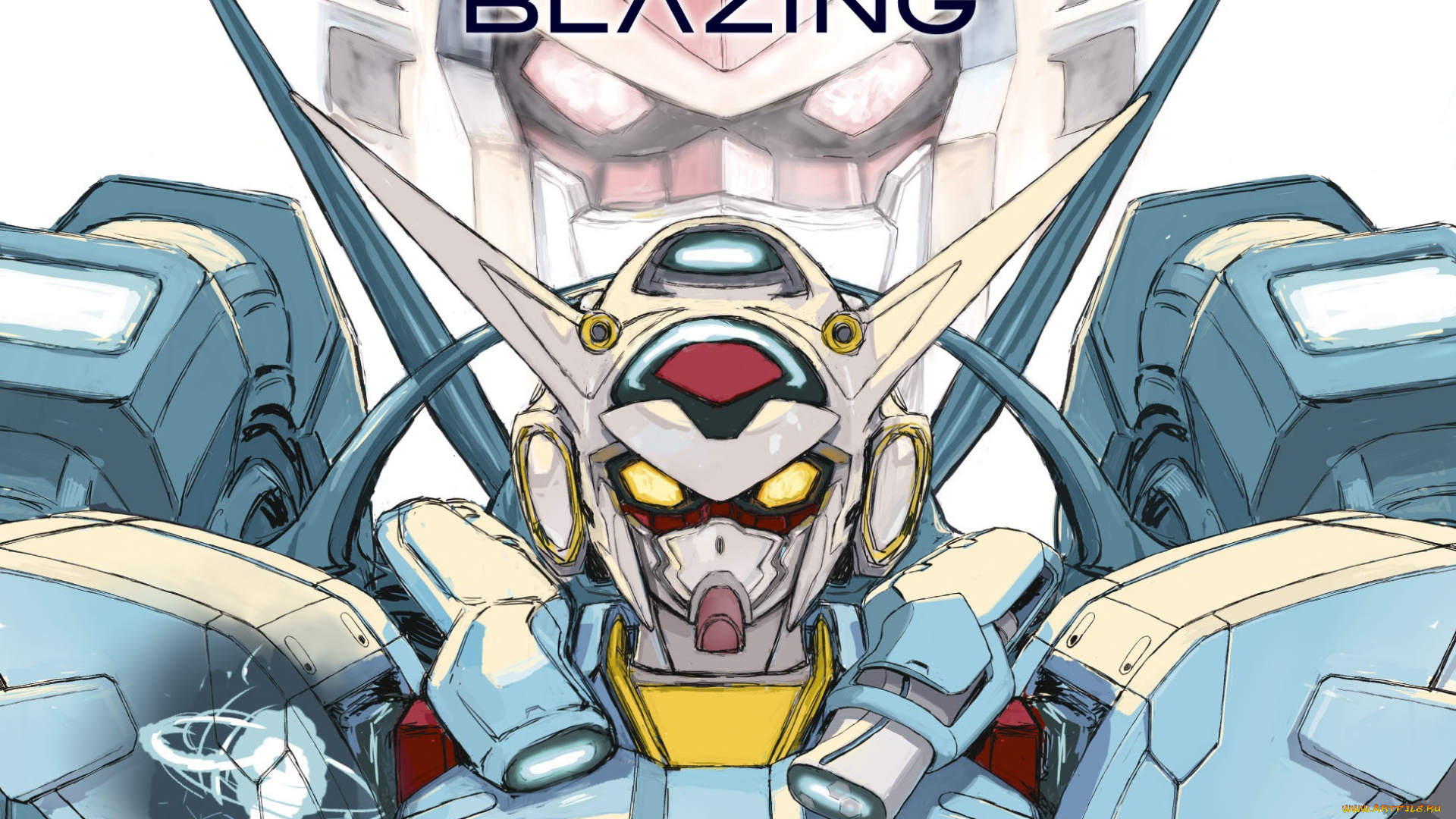 аниме, mobile, suit, gundam, робот