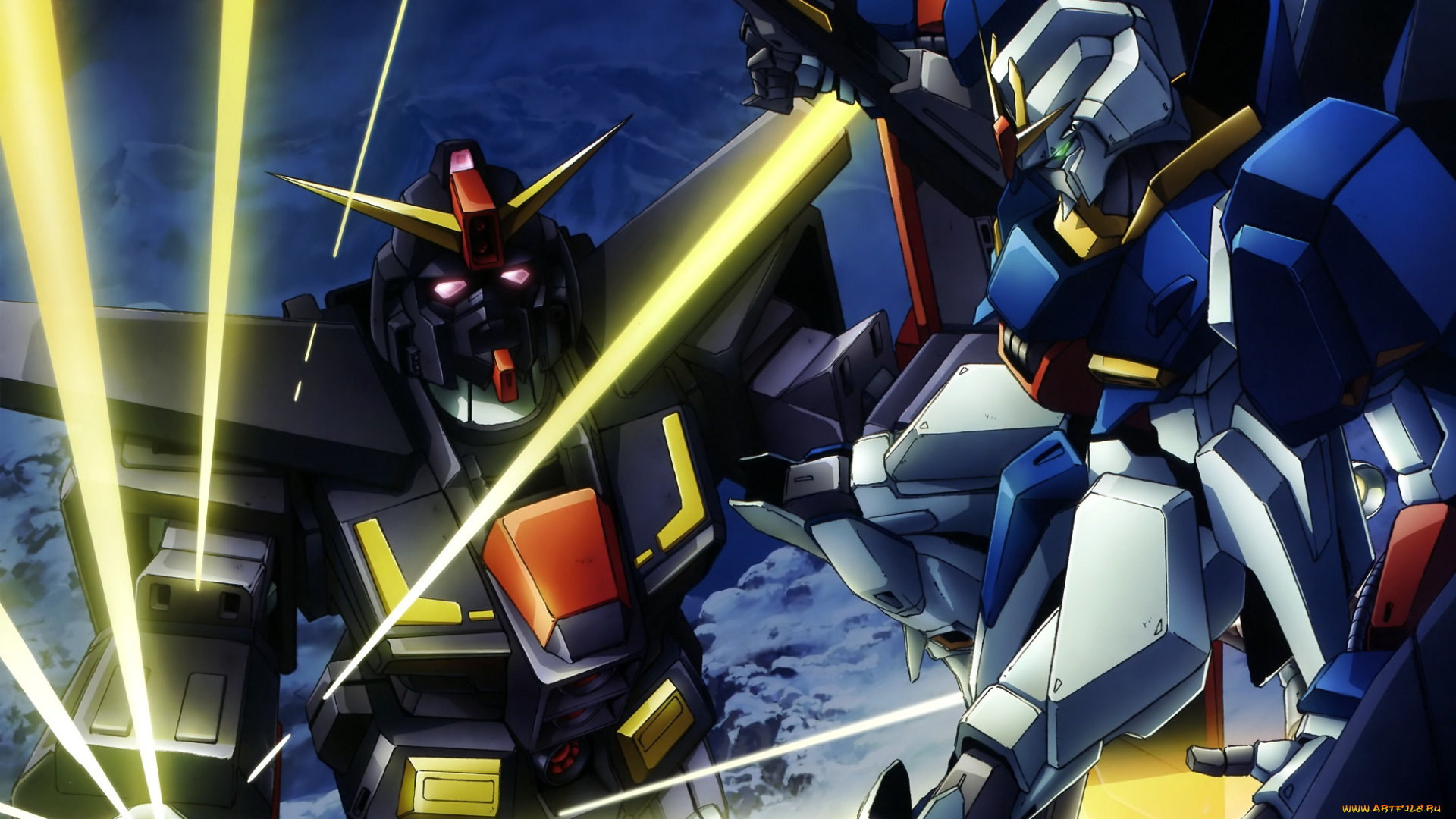 аниме, mobile, suit, gundam, робот