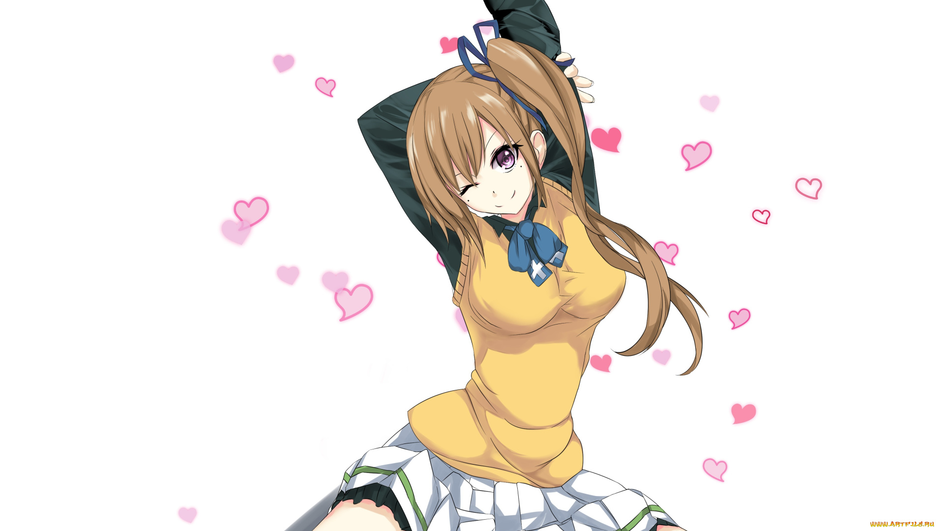 аниме, musaigen, no, phantom, world, девушка