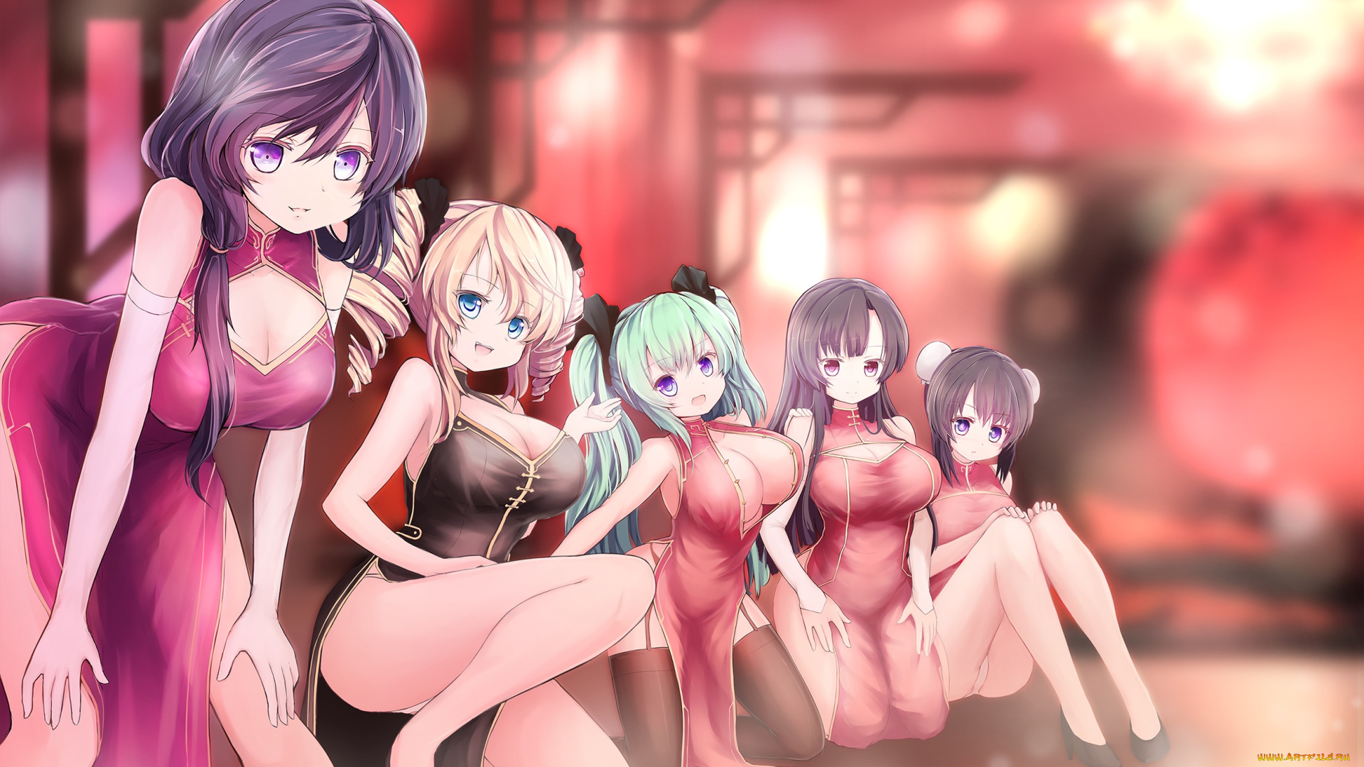 аниме, unknown, , другое, zheyi, parker, арт, девушки